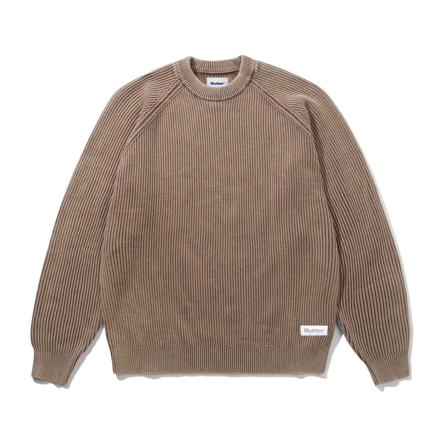 Bleach Knit Sweater, Brown