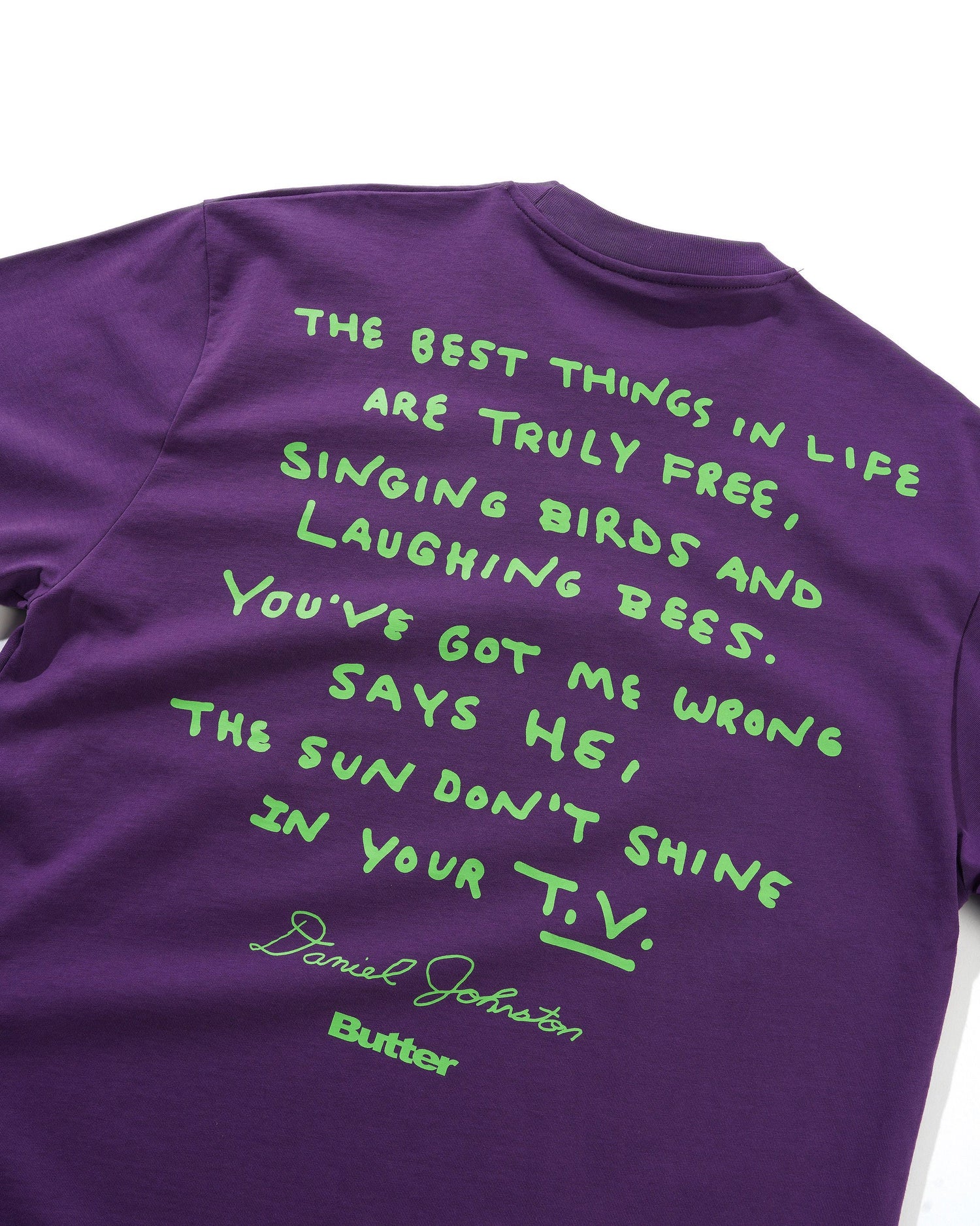 Don't Be Scared Tee, Grape