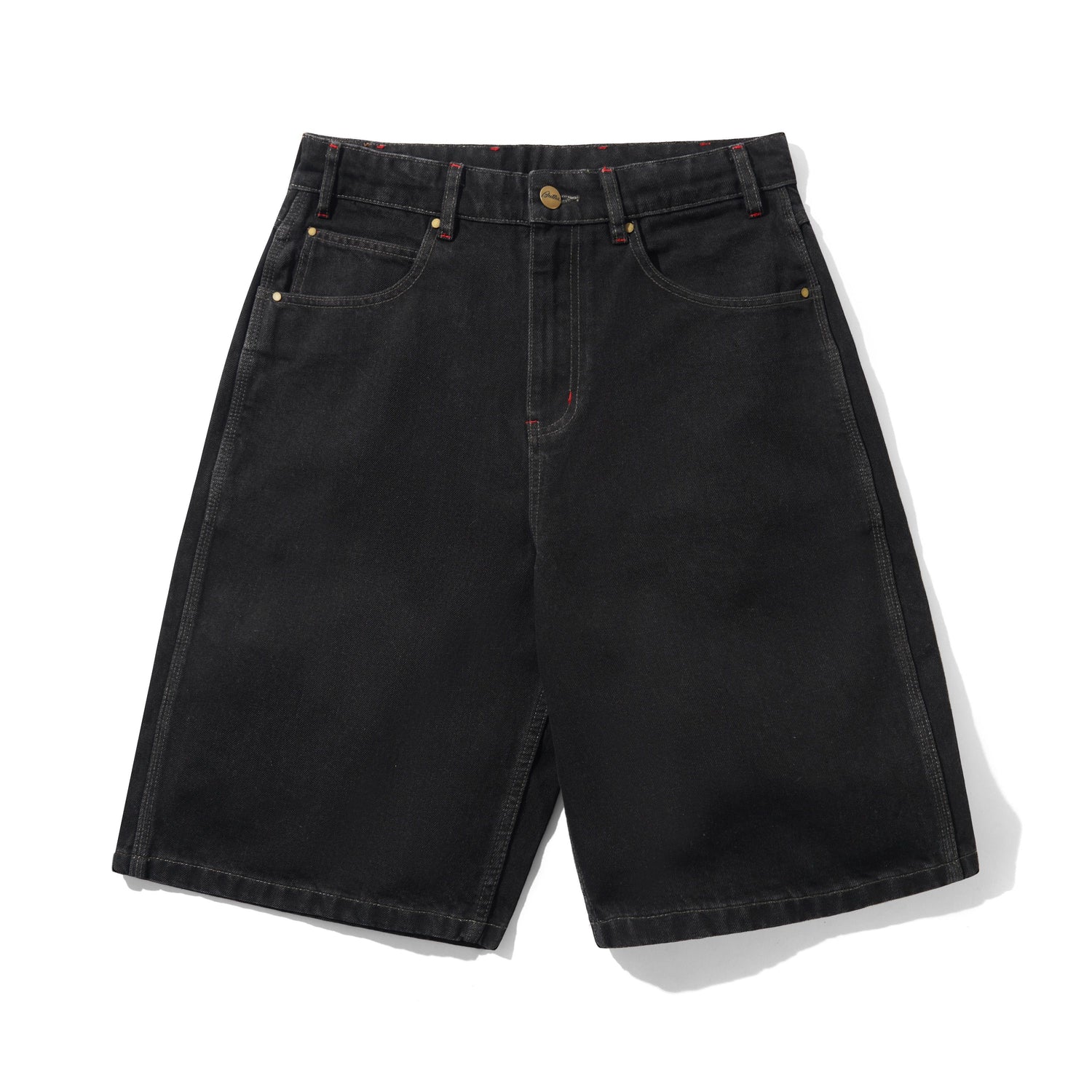 Dragon Denim Shorts, Washed Black