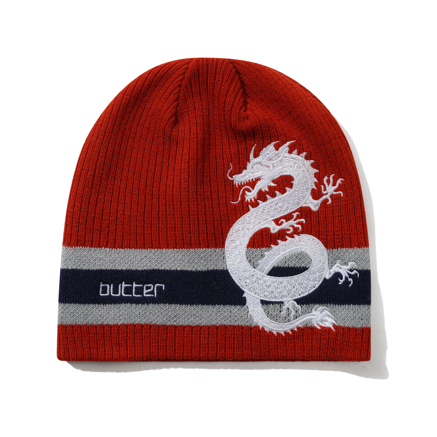 Dragon Skully Beanie, Red