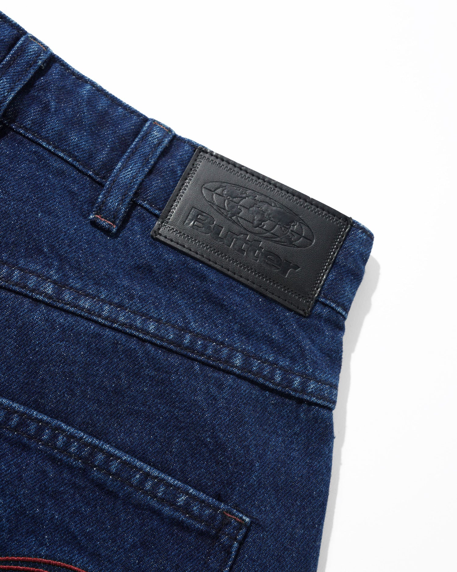 Drummer Baggy Denim Jeans, Raw Dark Indigo