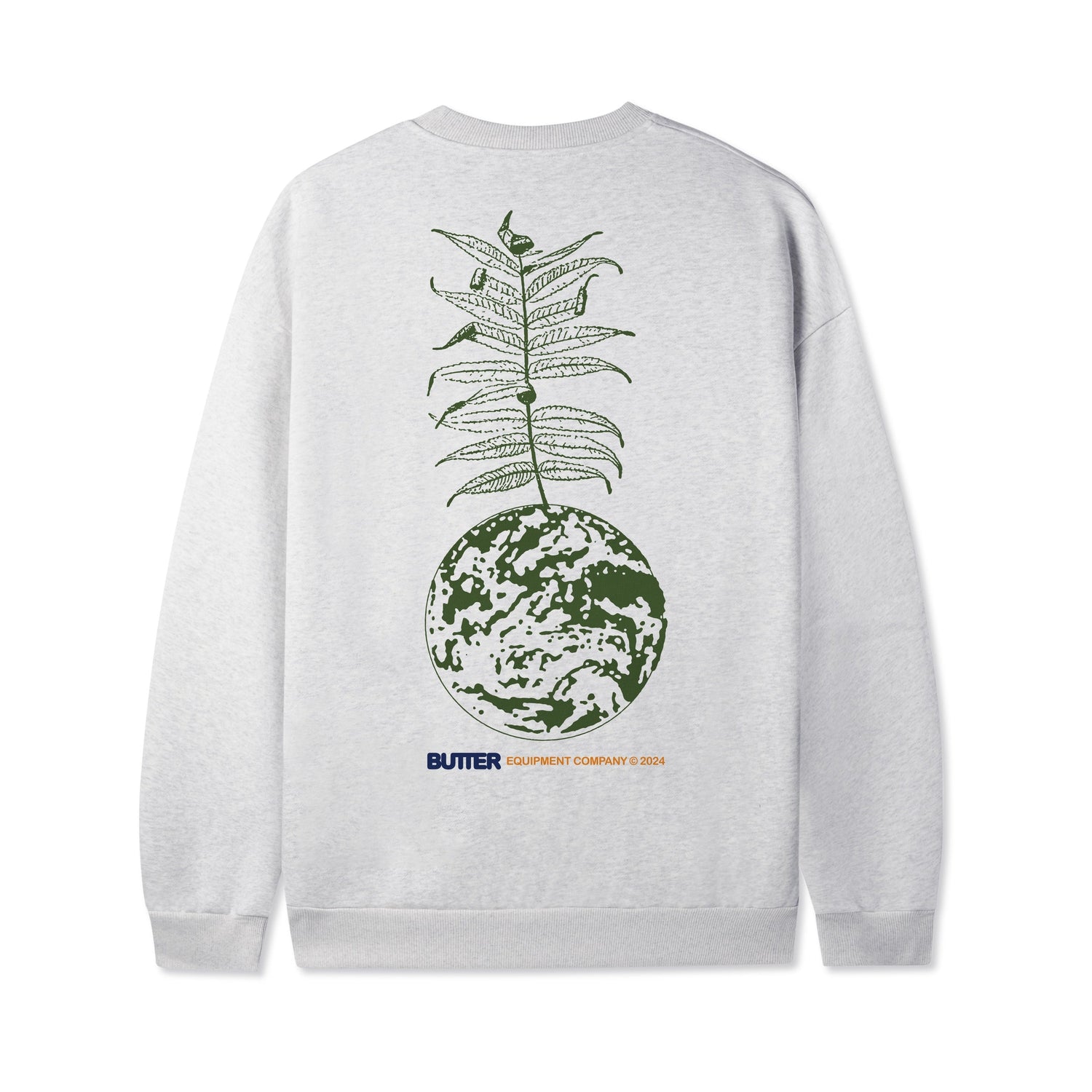 Earth Crewneck, Ash