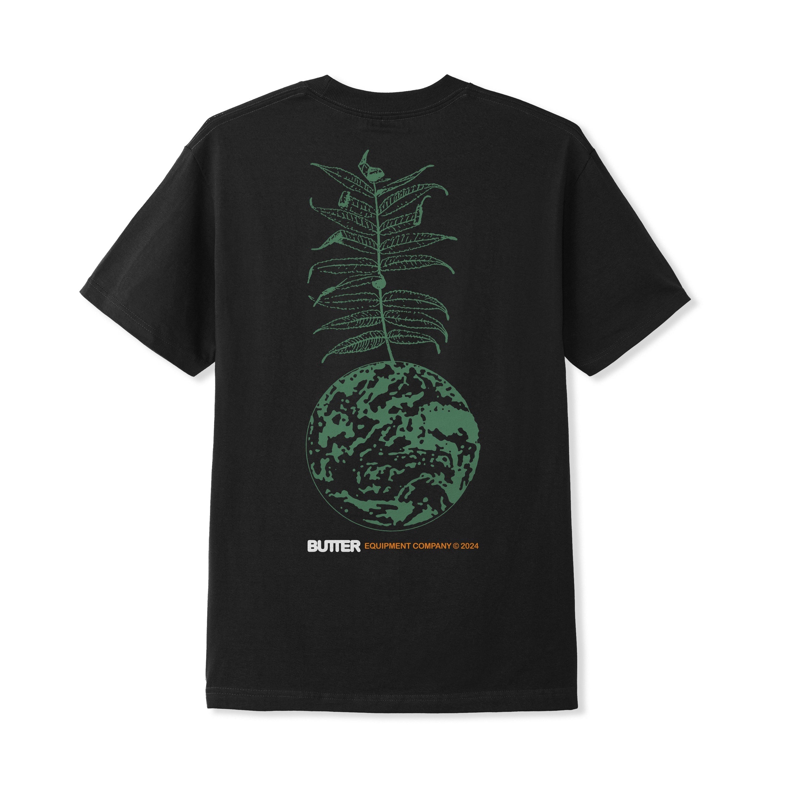 【BUTTER GOODS】 Earth Sounds Tee, White Butter Goods Earth Sounds T-Shirt - White | Flatspot