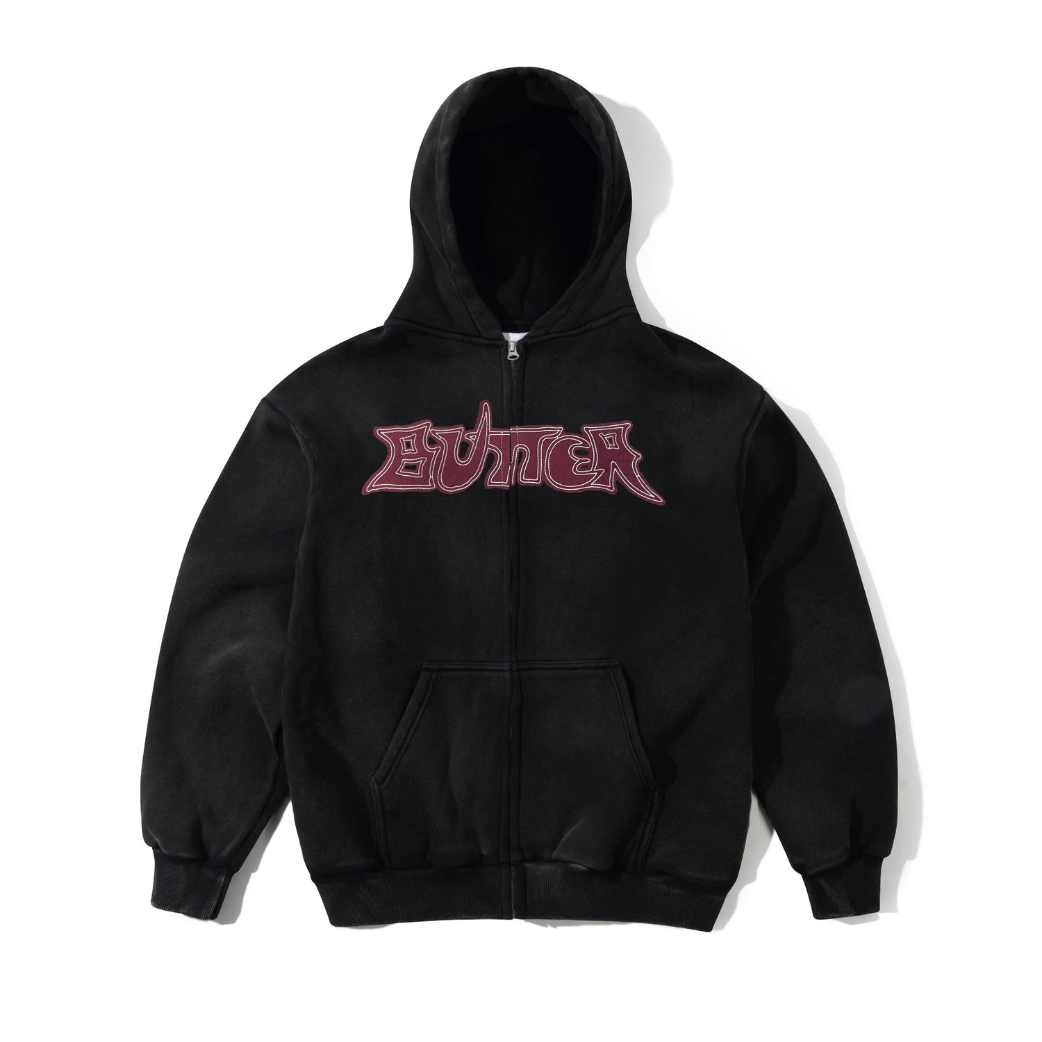 Encounter Zip-Thru Hood, Washed Black