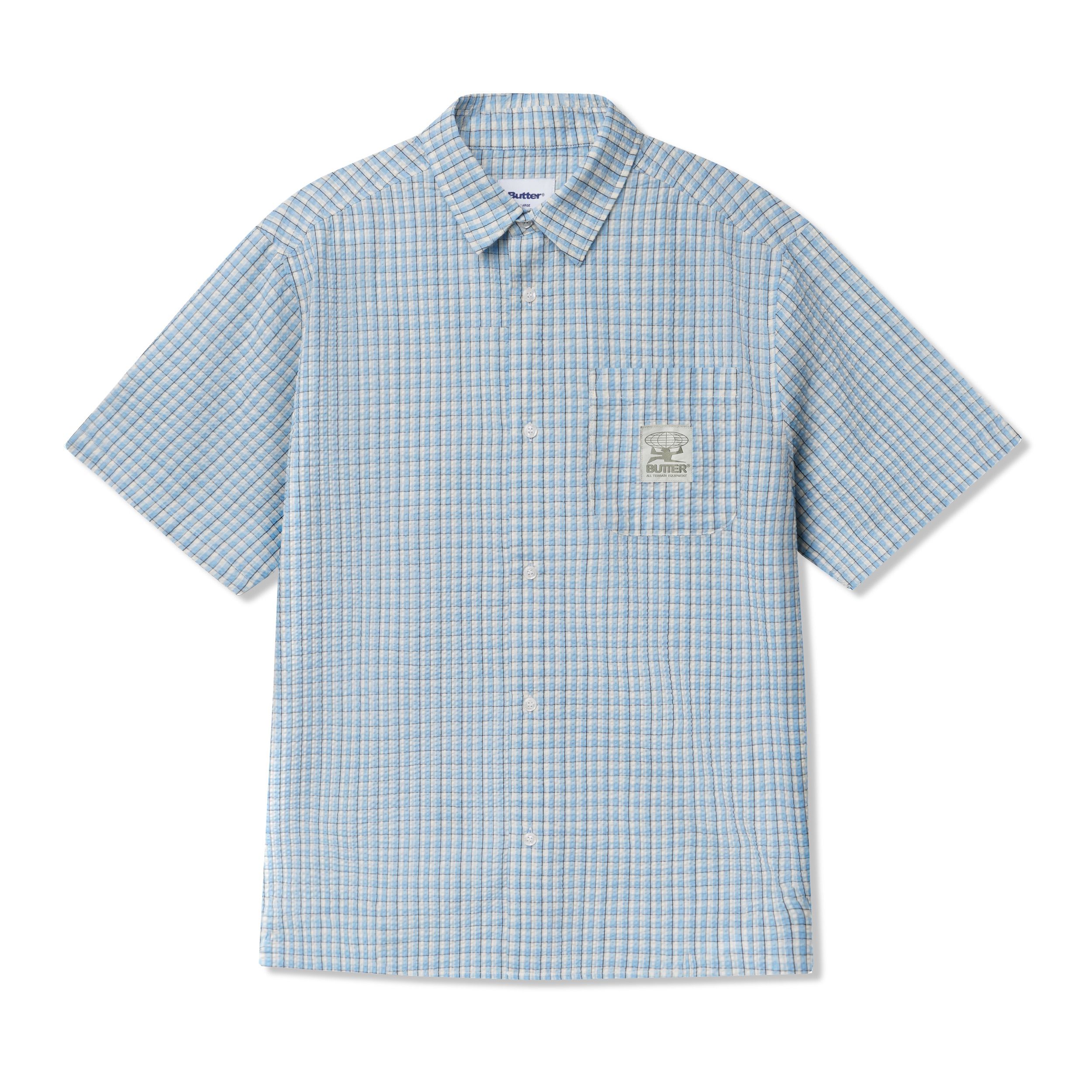 【BUTTER GOODS】 Smug Tee, Denim Smug Tee, Denim – Butter Goods USA