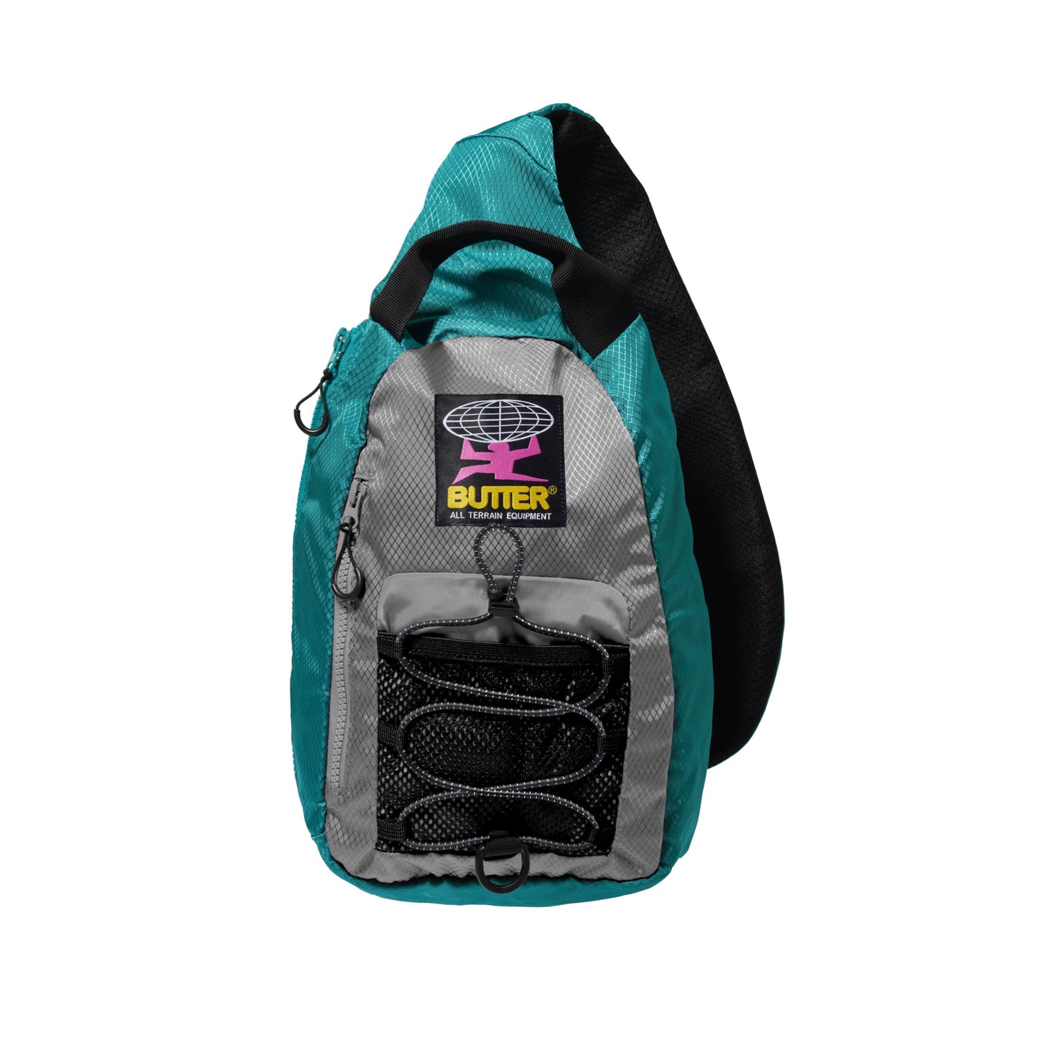 Express Shoulder Bag, Teal / Grey