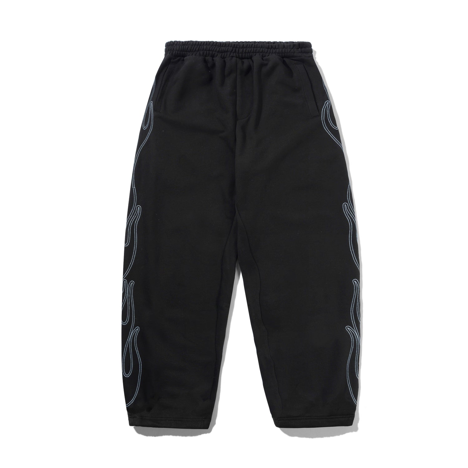 Flame Fleece Pants, Black