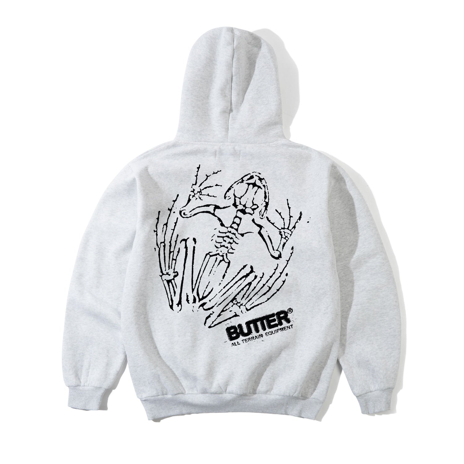 【BUTTER GOODS】 Fossil Pullover Hood, Ash Fossil Pullover Hood, Ash – Butter Goods USA