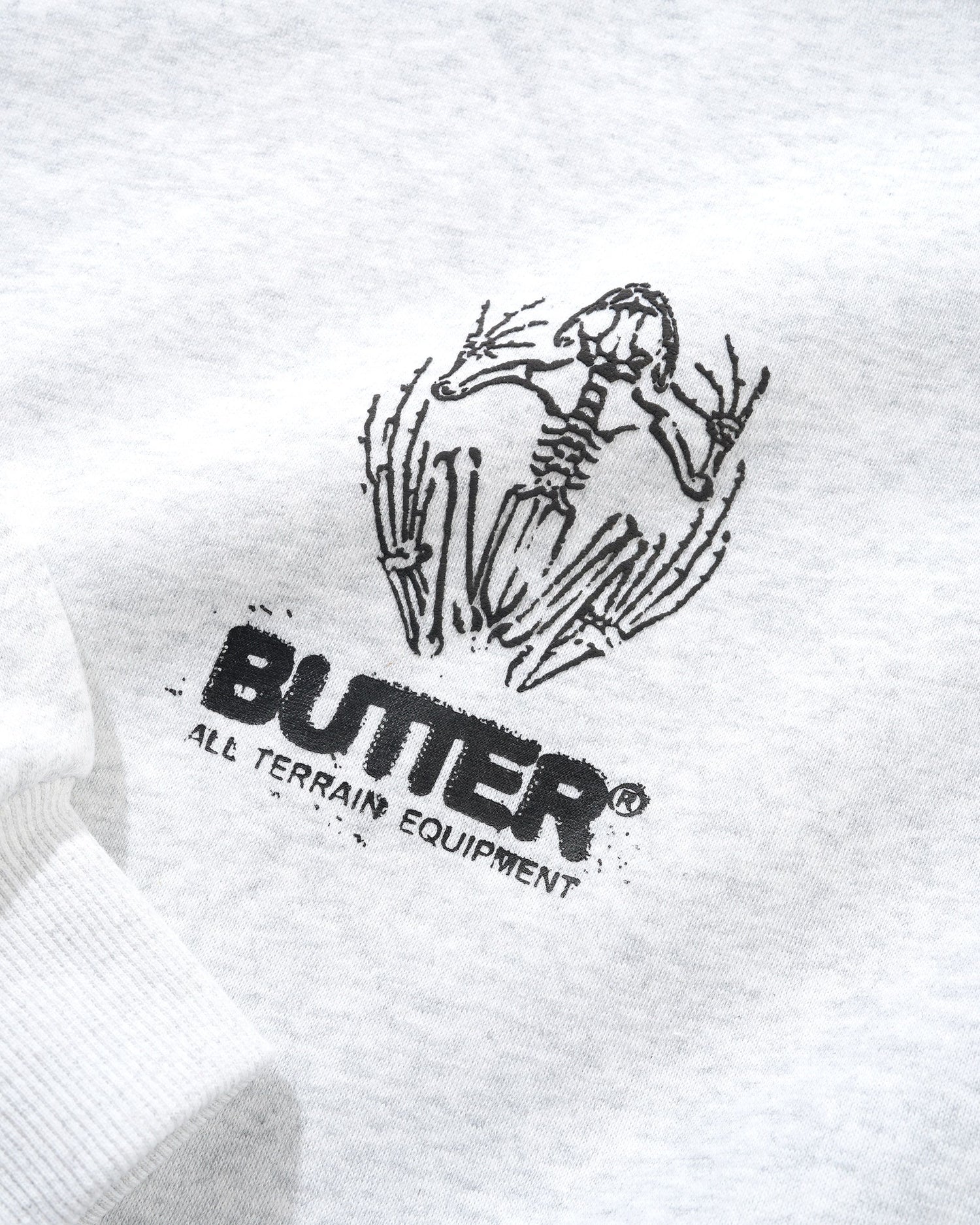 【BUTTER GOODS】 Fossil Pullover Hood, Ash Fossil Pullover Hood, Ash – Butter Goods USA
