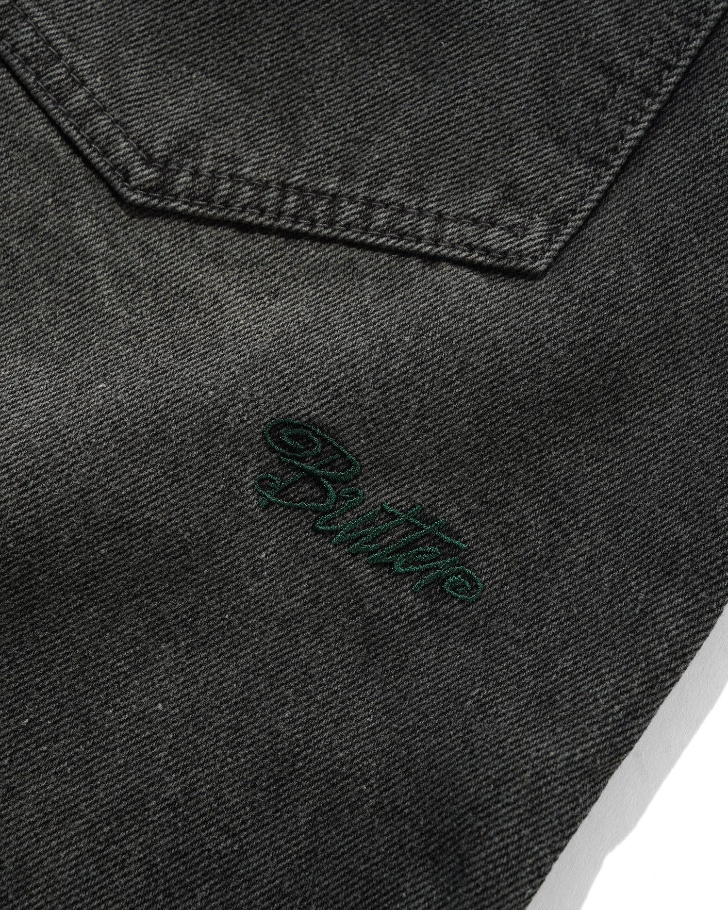 Garage Denim Shorts, Faded Black