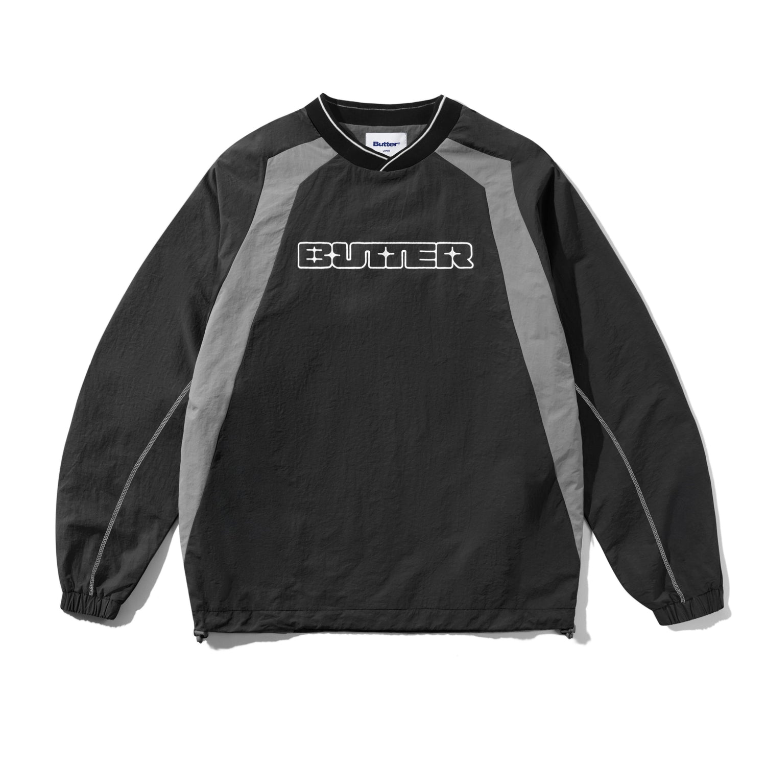 Glint Pullover Training Jacket, Black / Grey