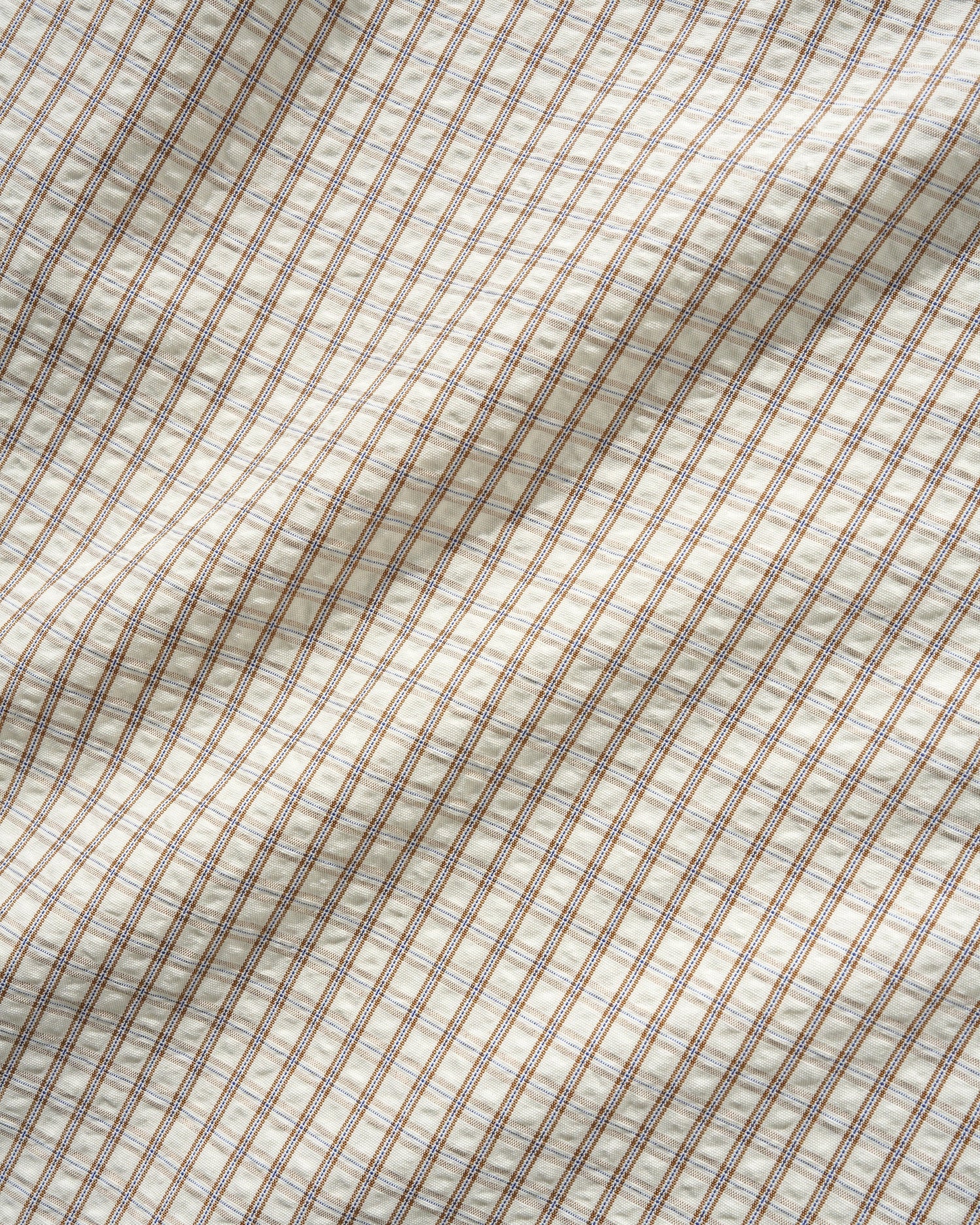 Grid S/S Shirt, Beige