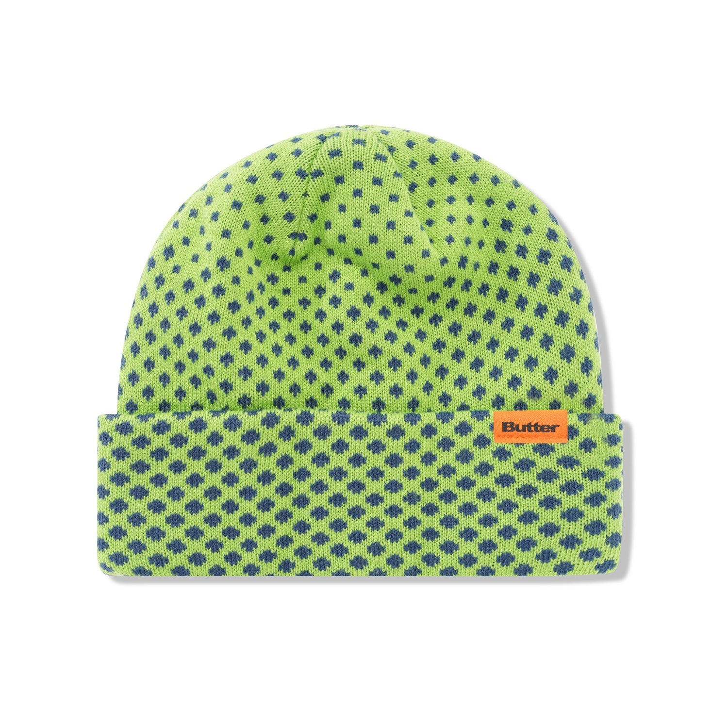 Halftone Cuff Beanie, Green