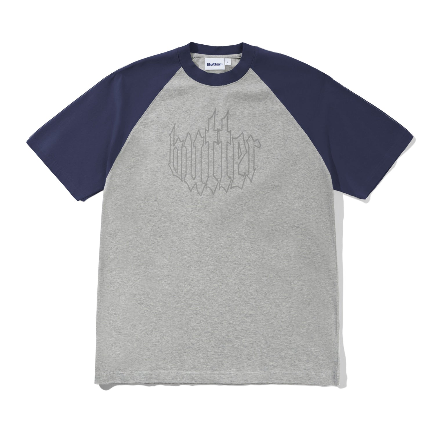 Harvest Raglan Tee, Navy / Heather