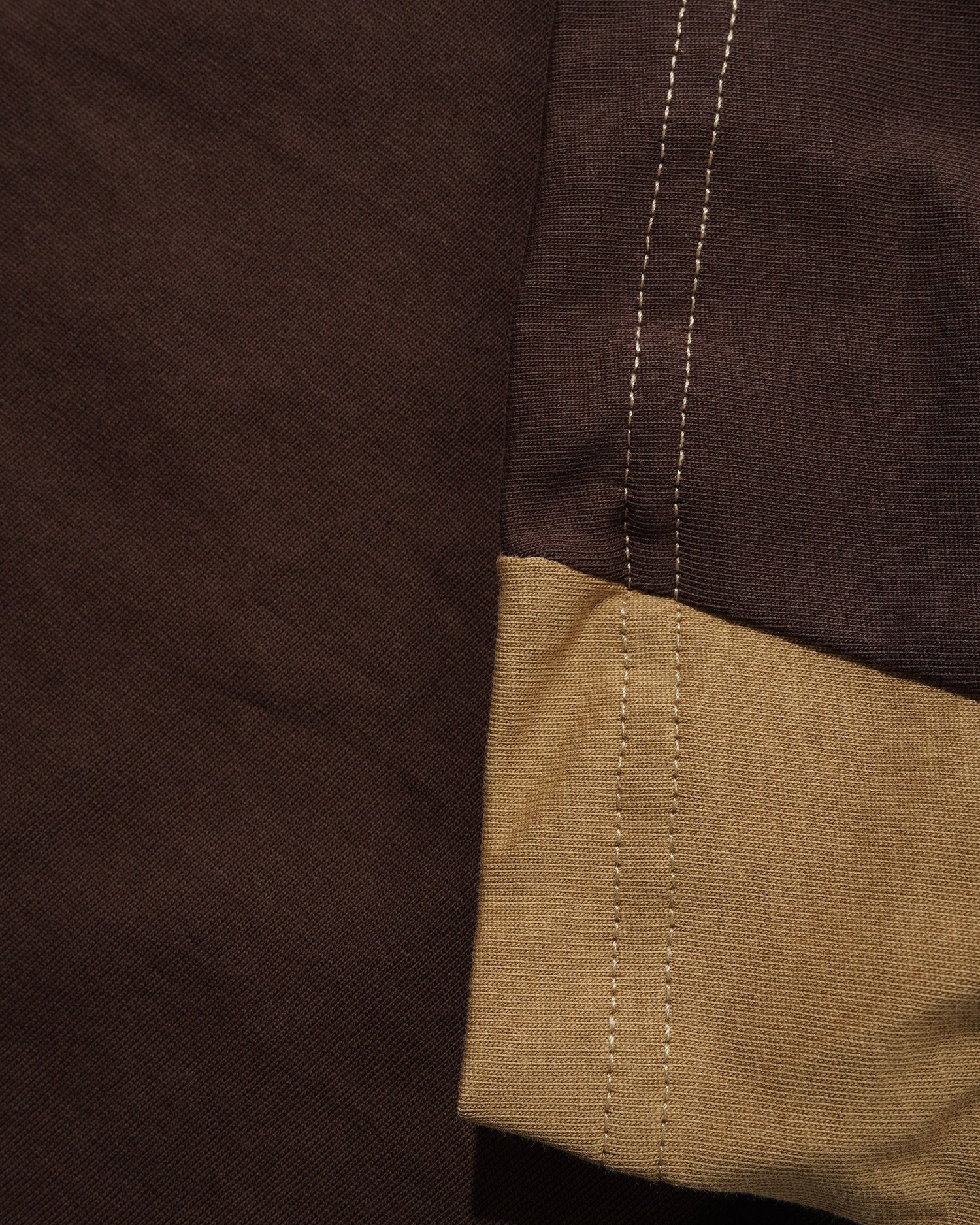 Internationale Panelled Tee, Chestnut