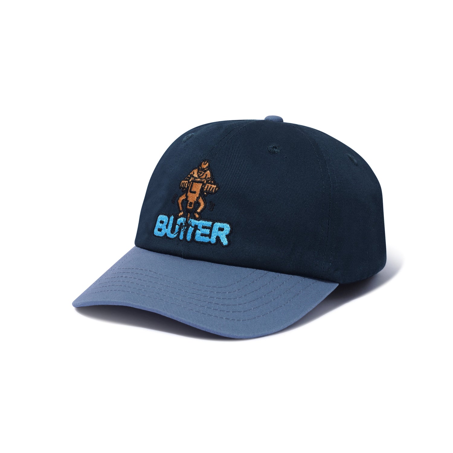 Jack Hammer 6 Panel Cap, Navy / Ocean