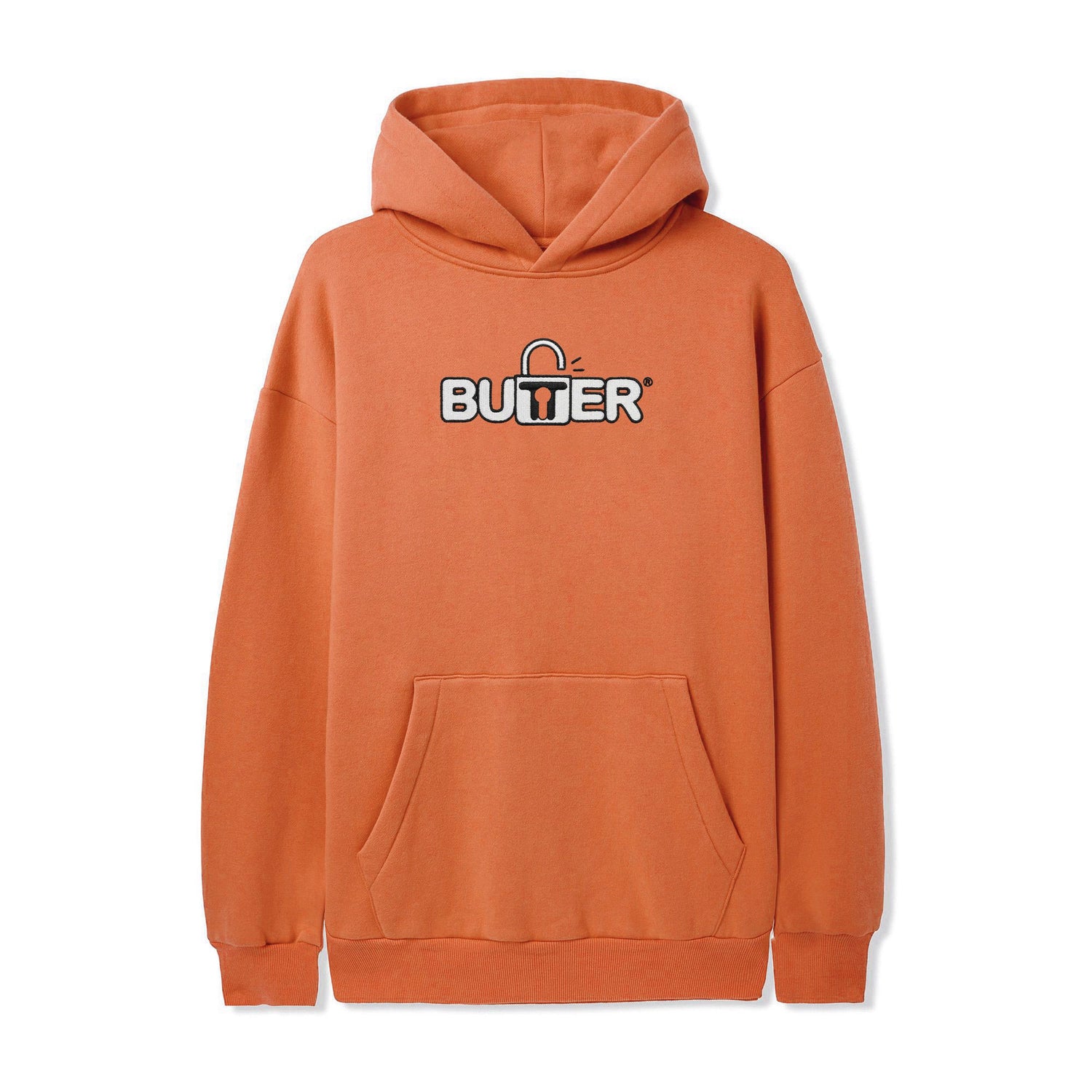 Lock Pullover Hood, Washed Orange