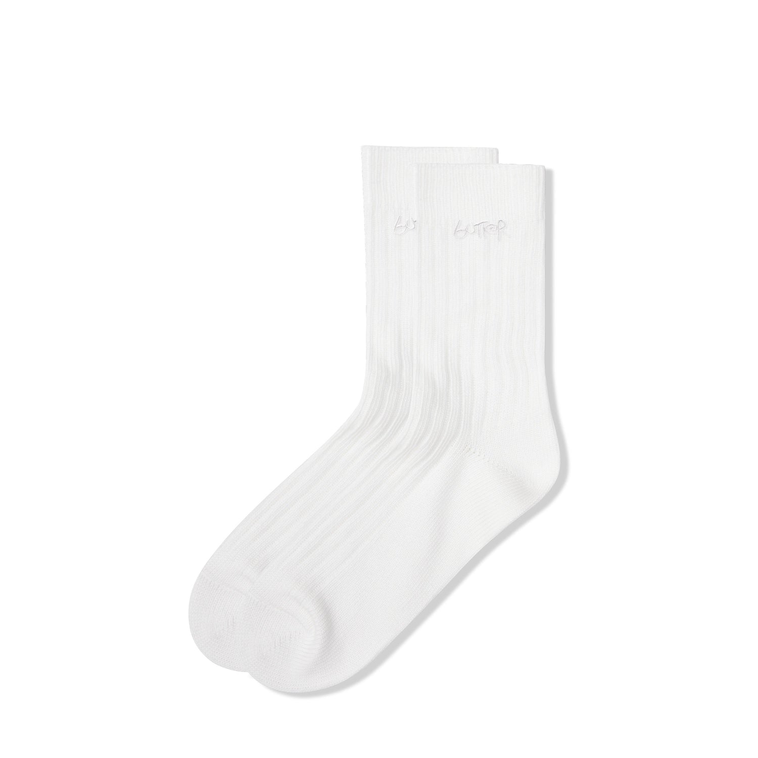 Mid-Cut Socks, White