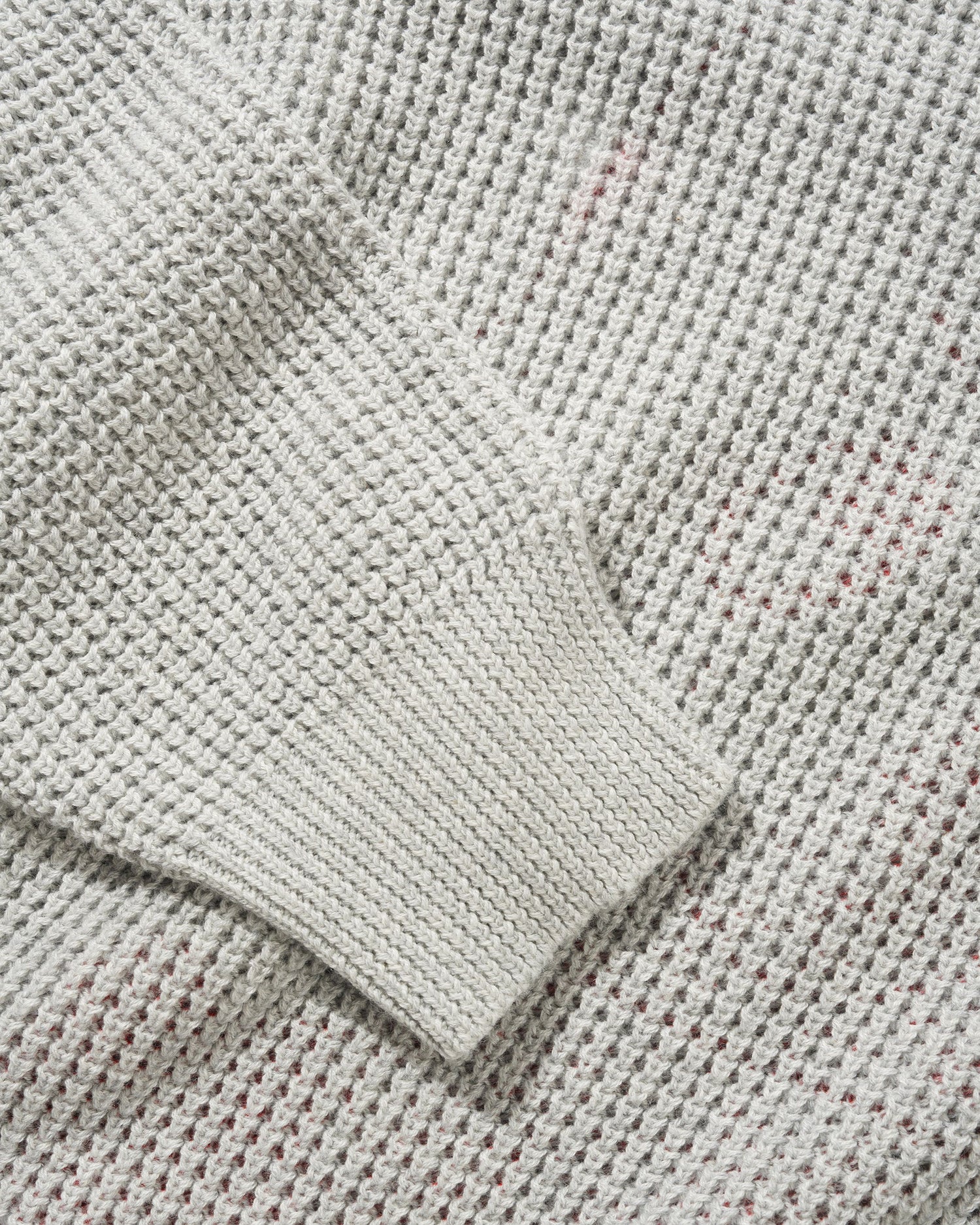 Newcomer Reversible Knit Sweater, Grey