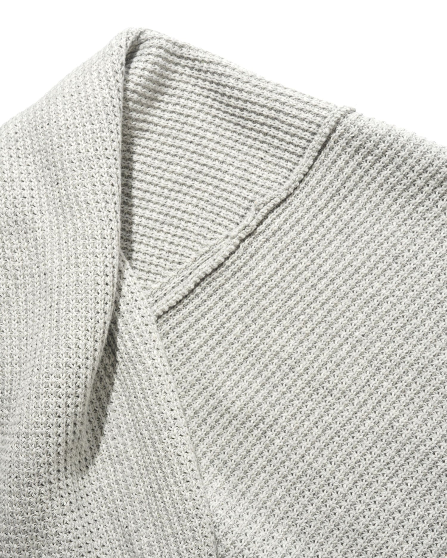 Newcomer Reversible Knit Sweater, Grey