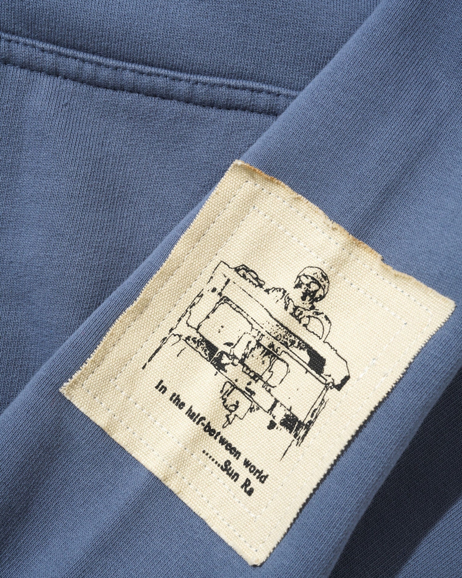 Patches Zip-Thru Hood, Washed Steel