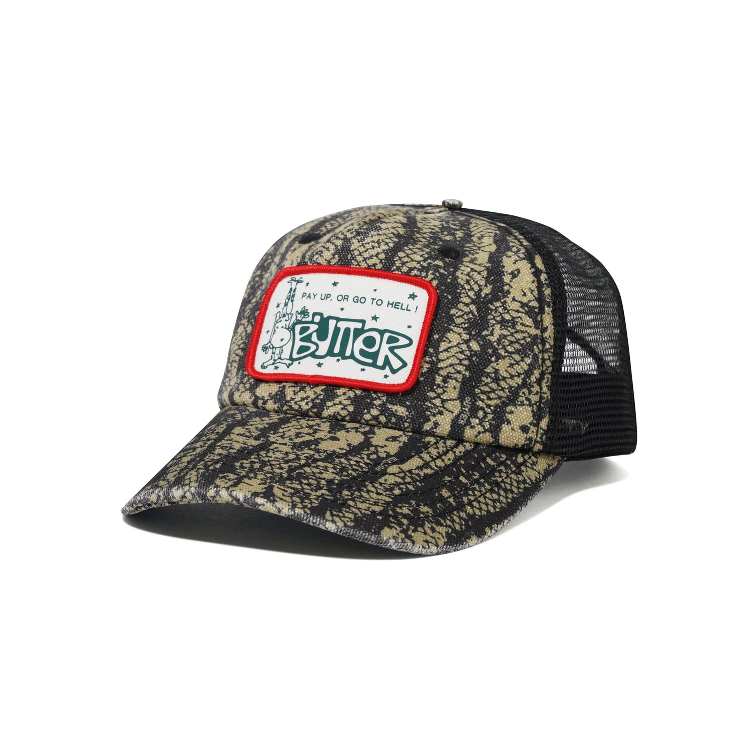 Pay Up Trucker Cap, Lowland Camo
