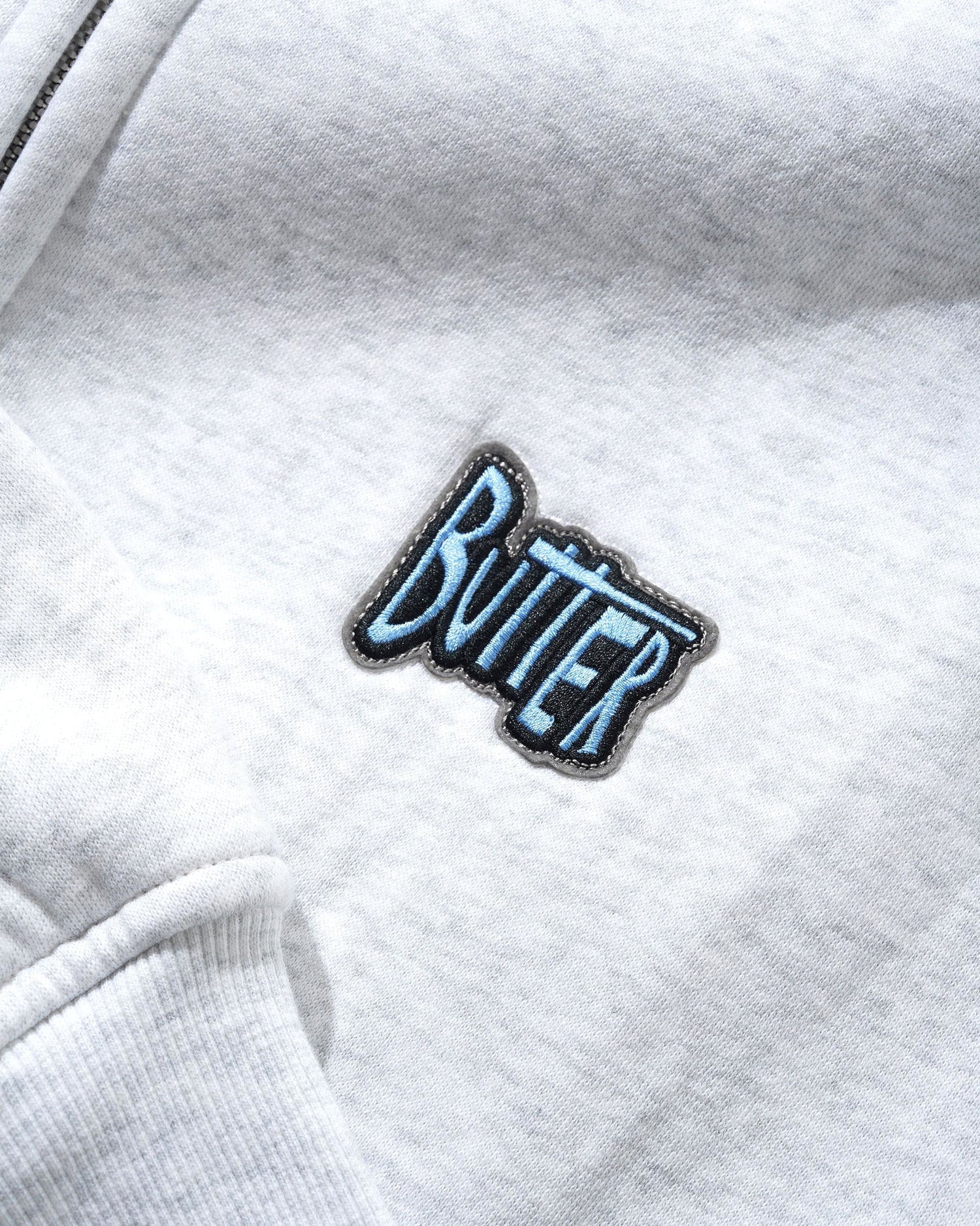 Pile Lined Zip-Thru Hood, Ash