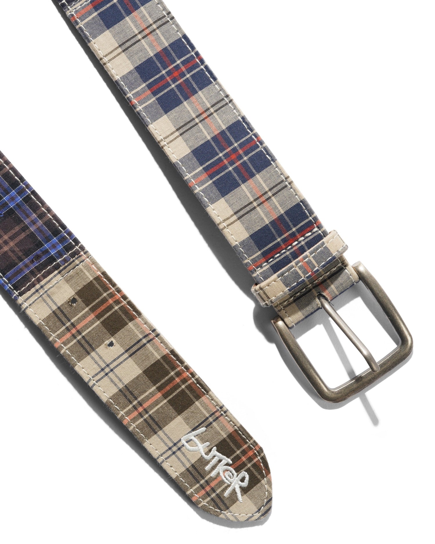 Plaid Belt, Patchwork Plaid