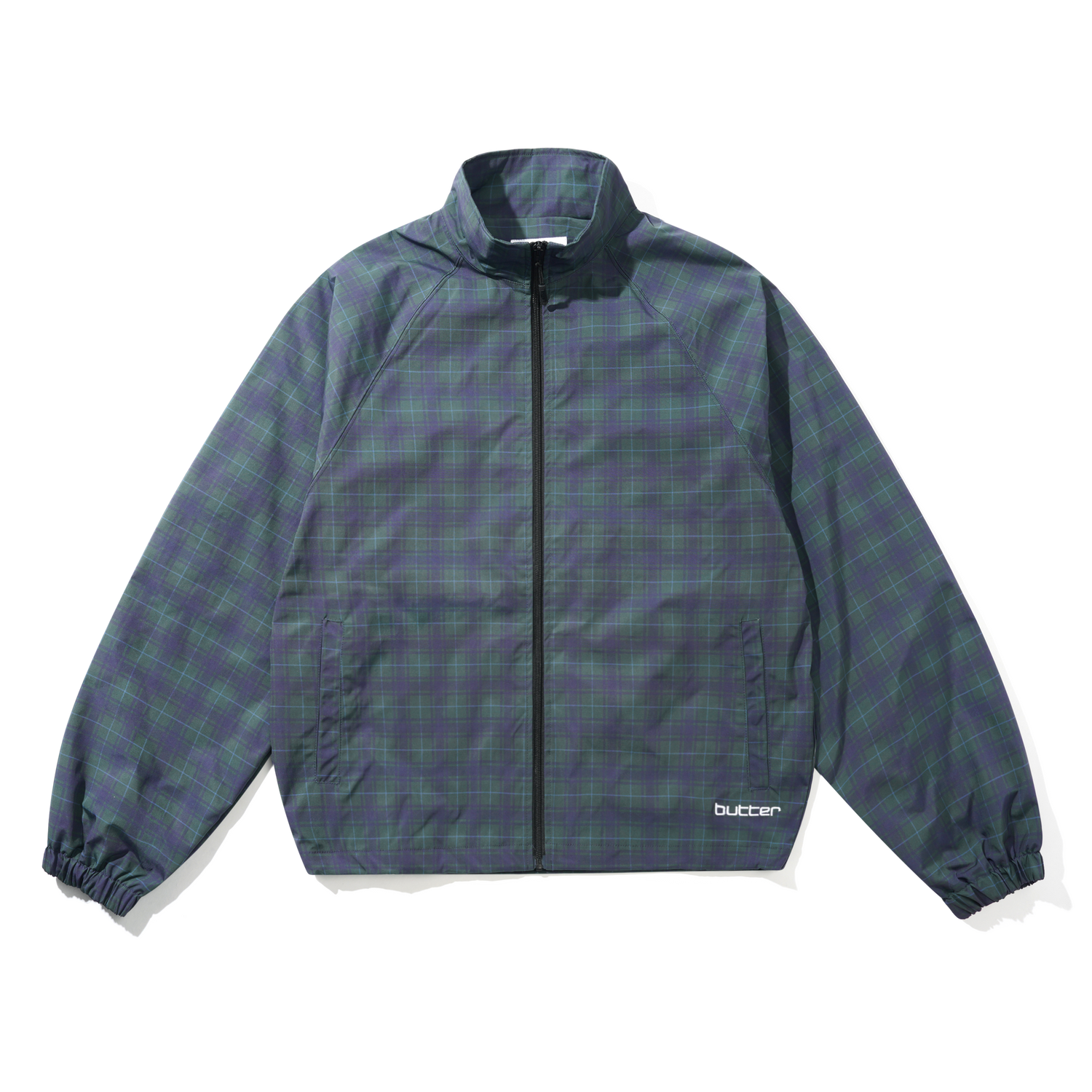 Plaid Nylon Jacket, Forest