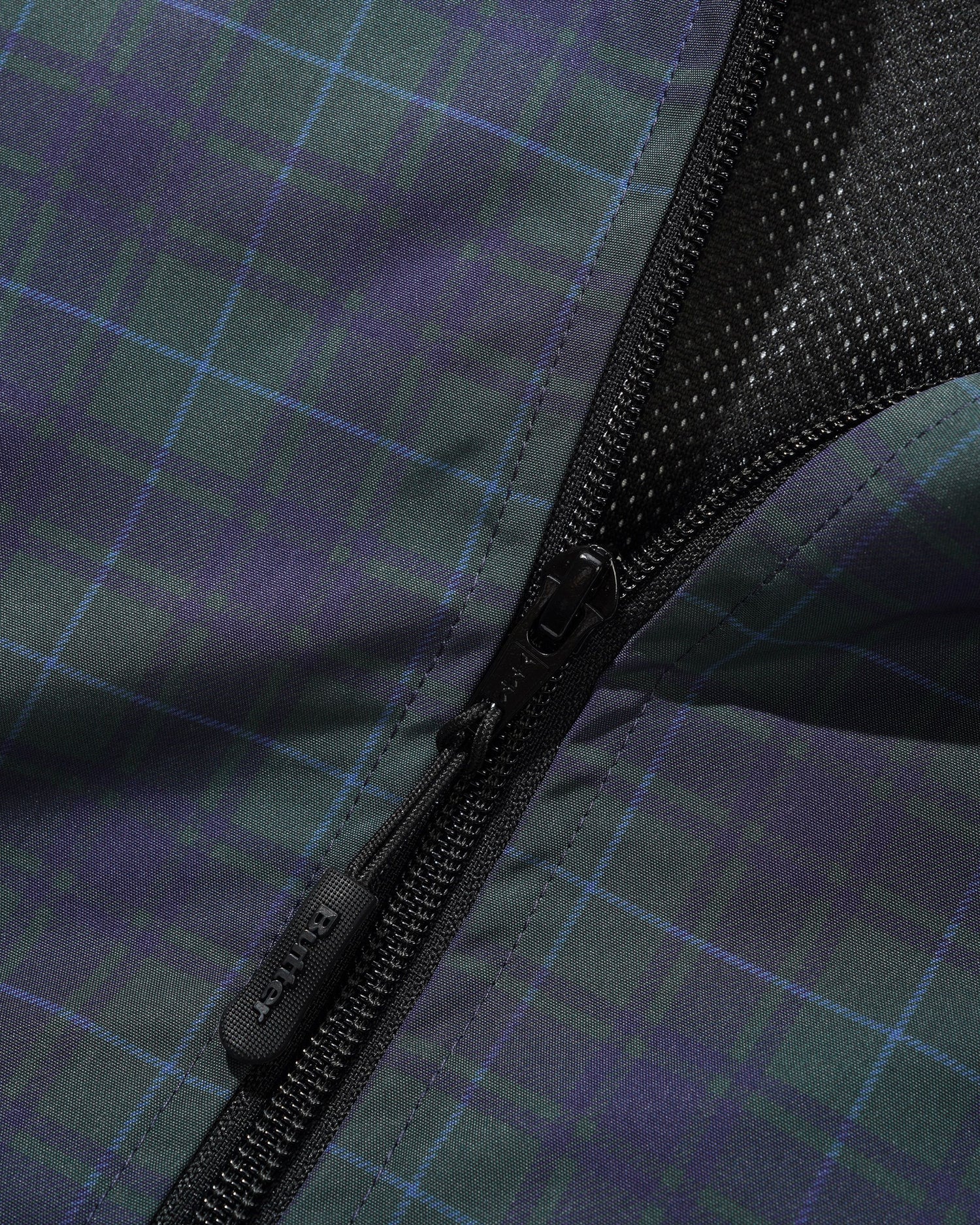 Plaid Nylon Jacket, Forest