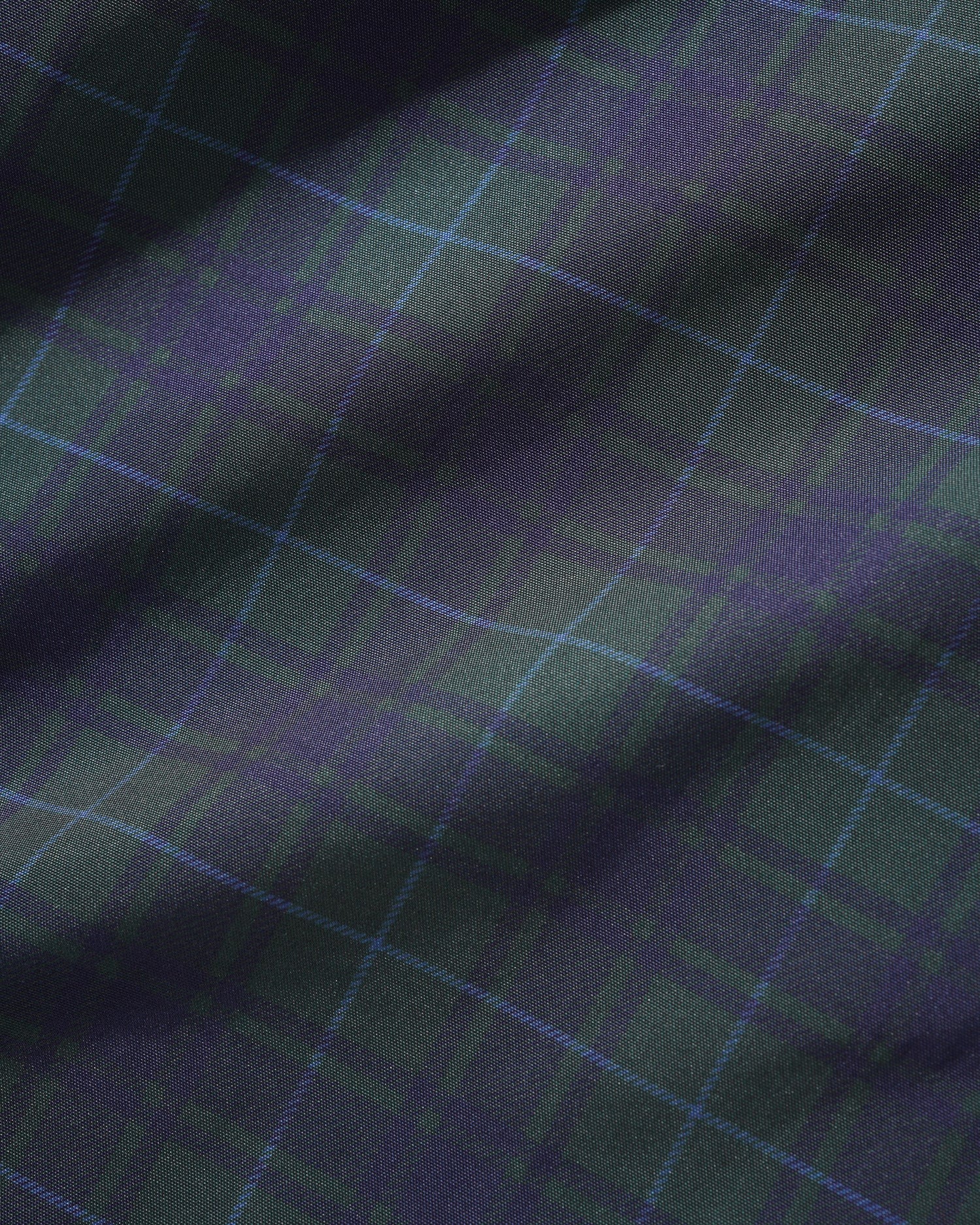 Plaid Nylon Jacket, Forest