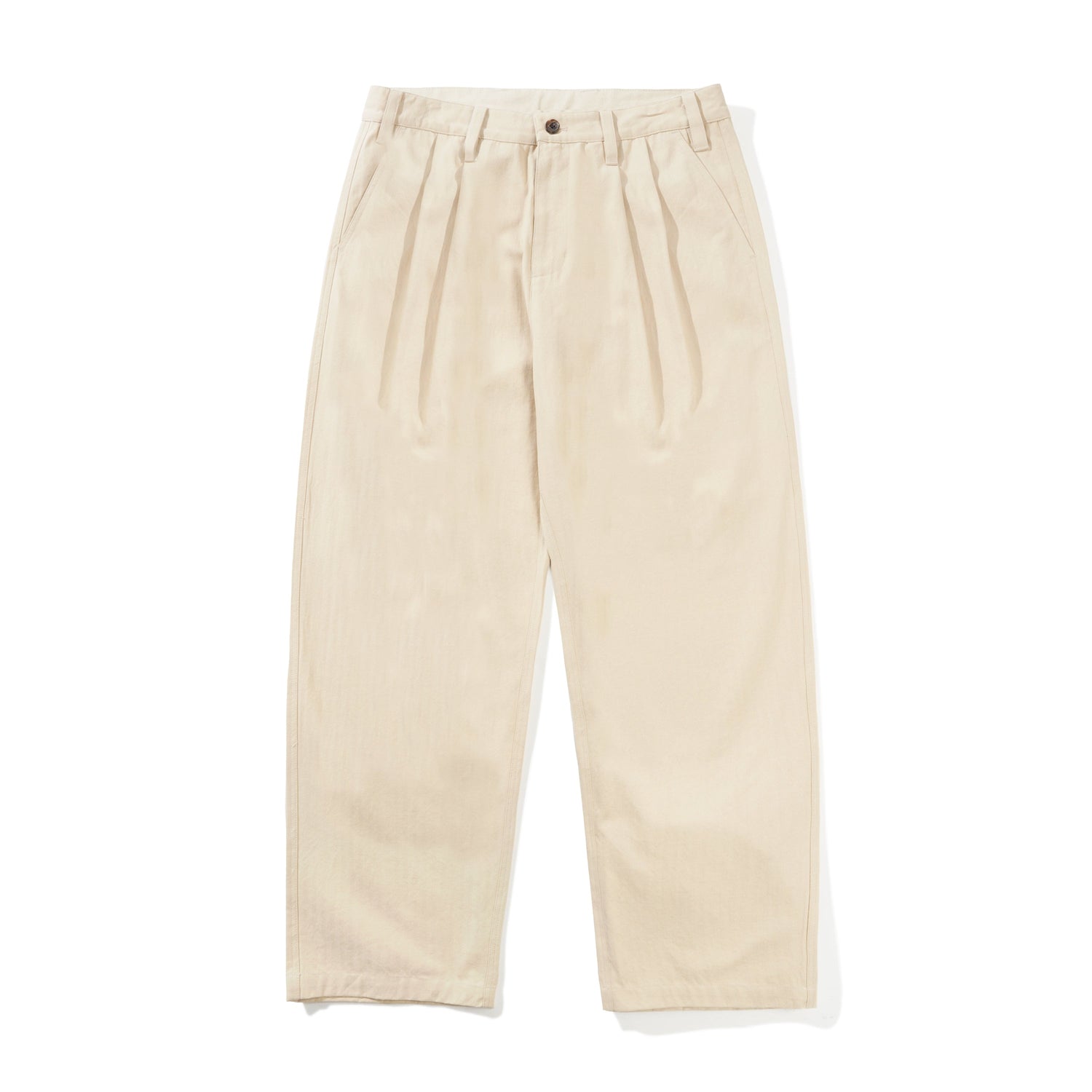 Pleated Trousers, Sandstone