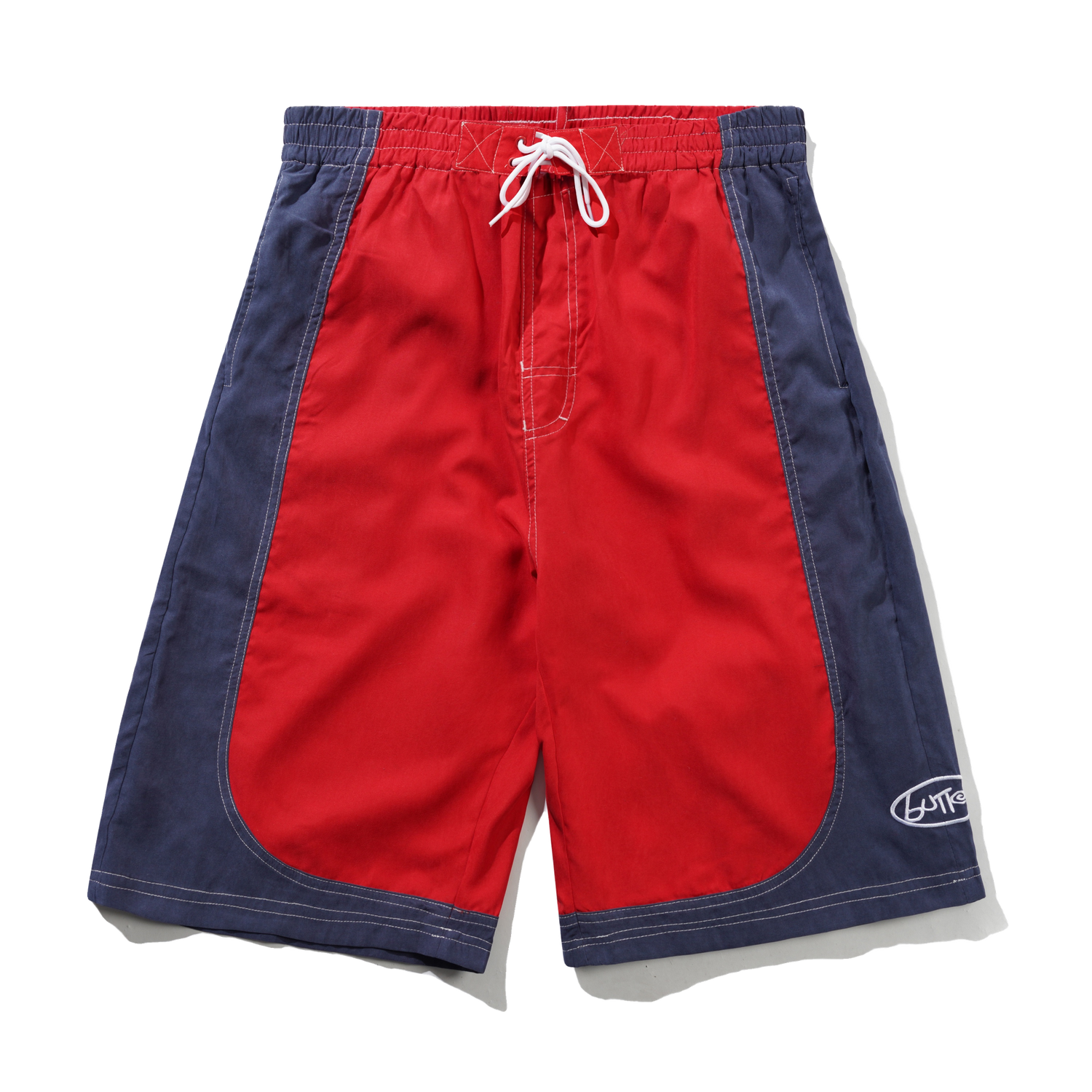 Point Boardshorts , Red / Navy