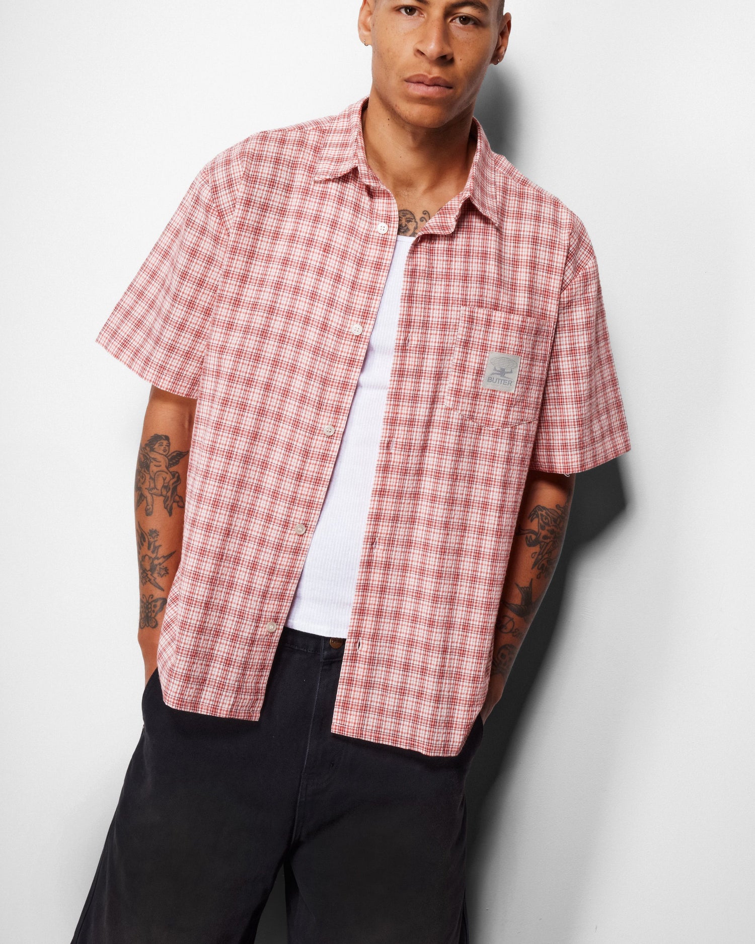 Equipment S/S Shirt, Rhubarb