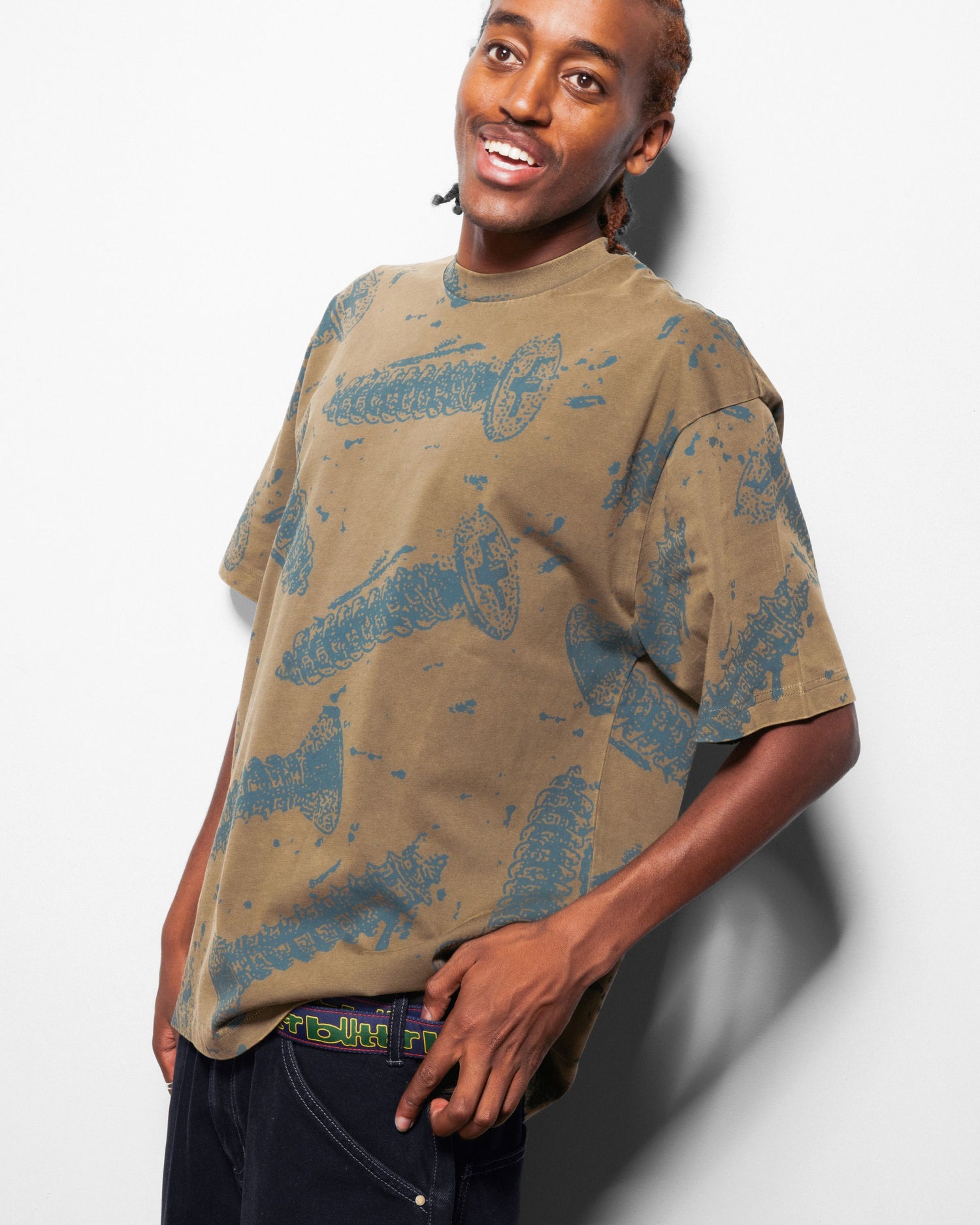 Screw Tee, Washed Black