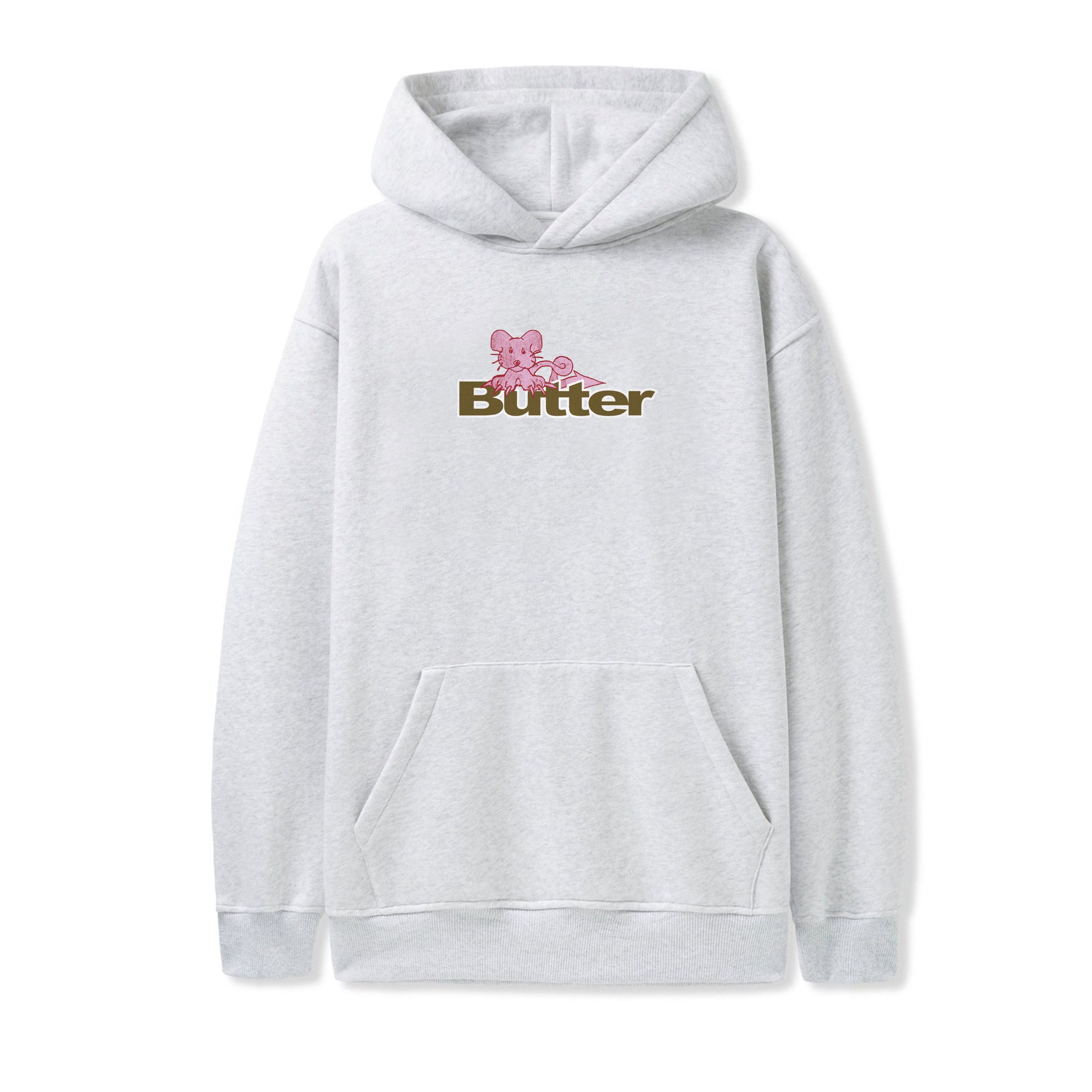 Rat Logo Pullover Hood, Ash – Butter Goods USA