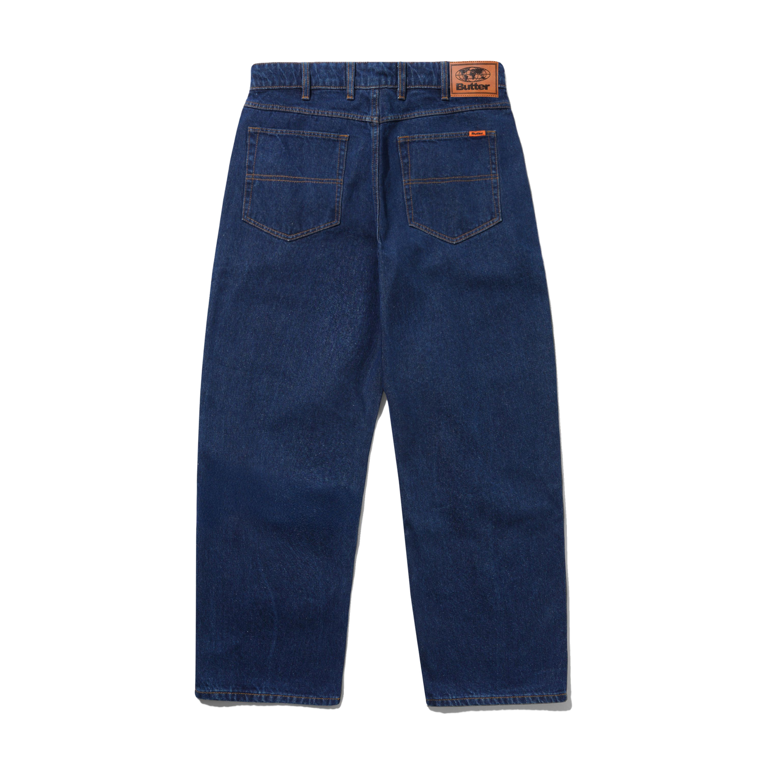 Relaxed Denim Jeans, Dark Indigo