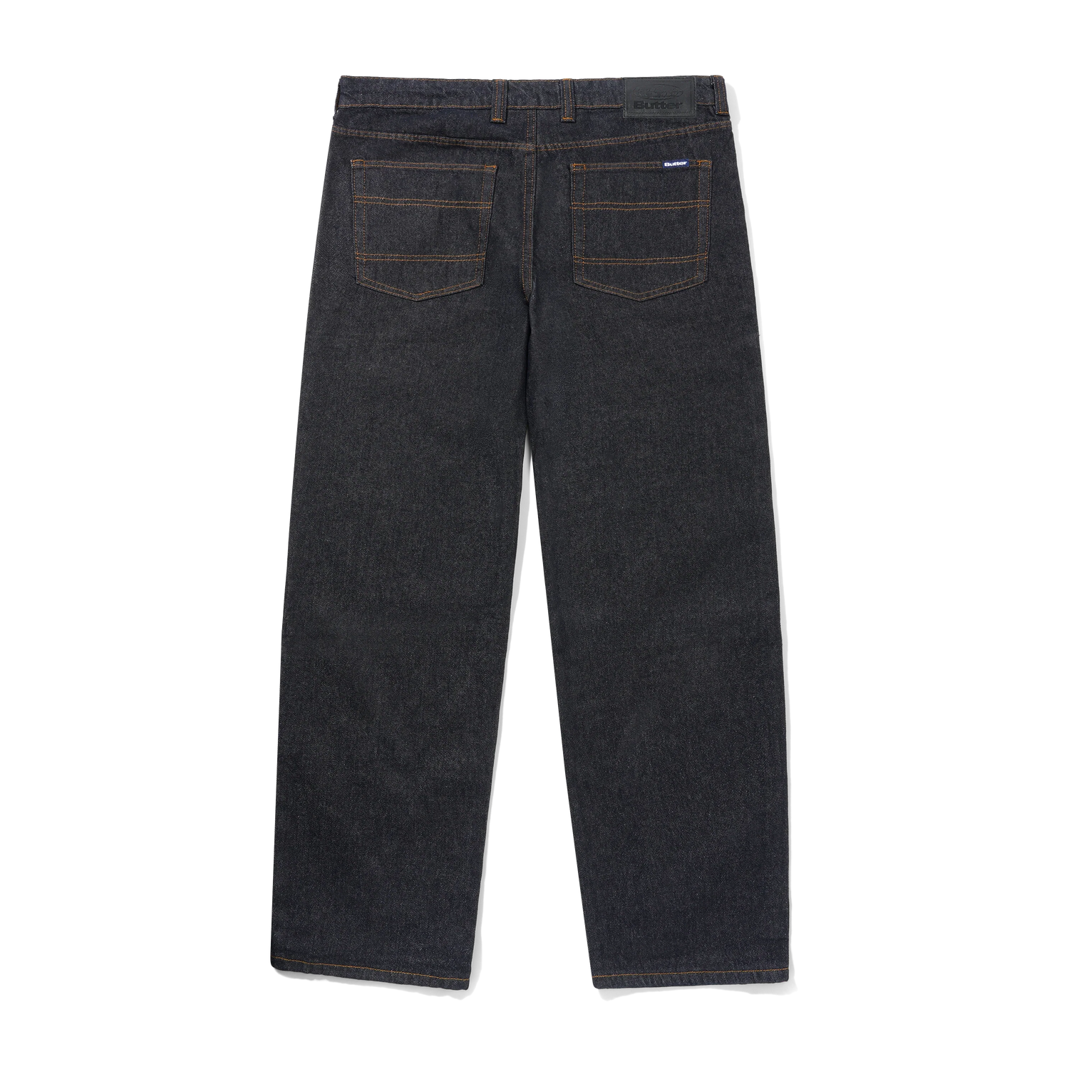 Relaxed Denim Jeans, Raw Indigo