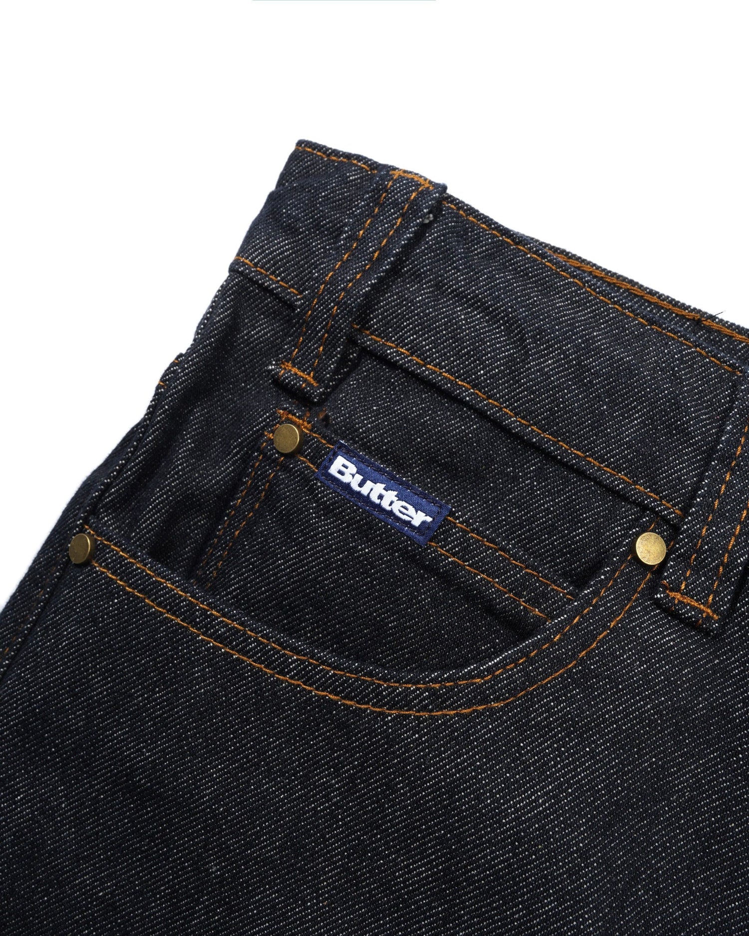 Relaxed Denim Jeans, Raw Indigo