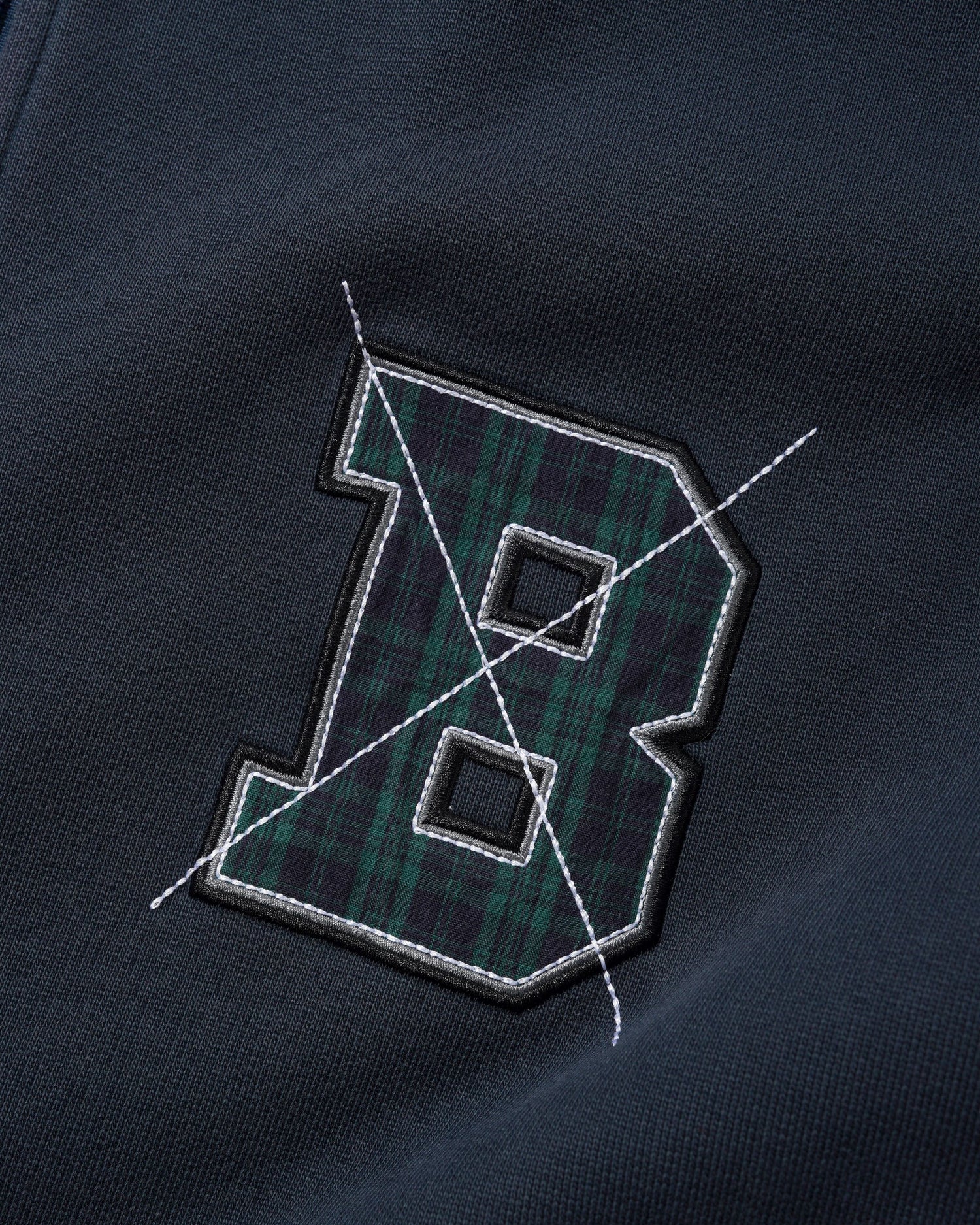 Relay Fleece Track Jacket, Washed Navy