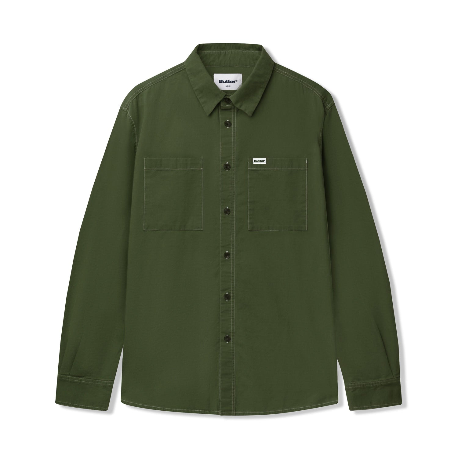 Ripstop Button Up Shirt, Army