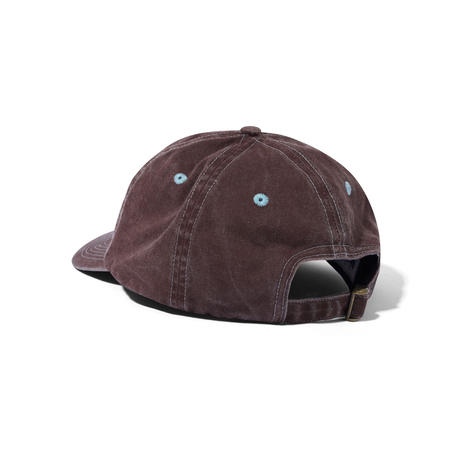 Rounded Logo 6 Panel Cap, Redwood