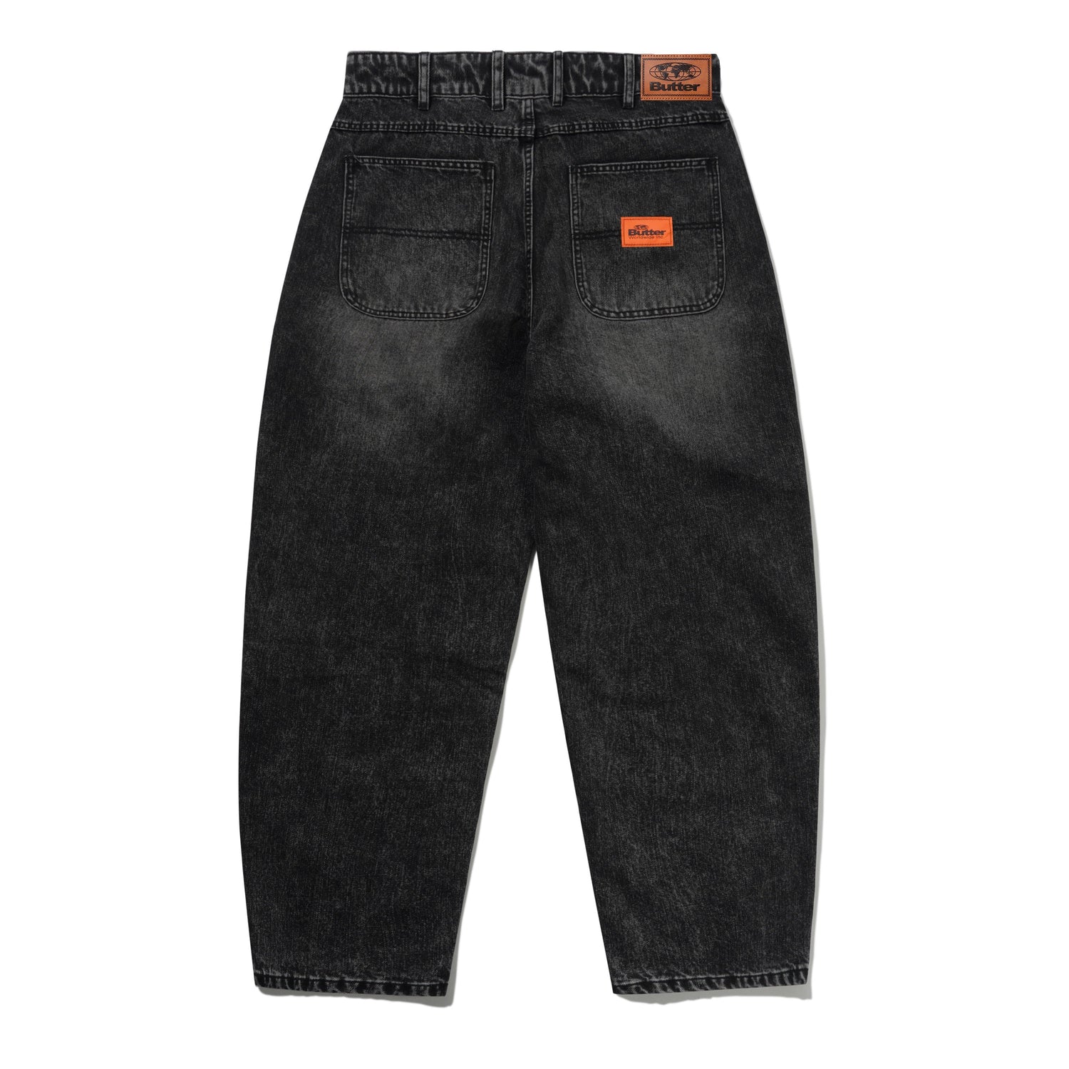 Santosuosso Denim Jeans, Stonewash Black