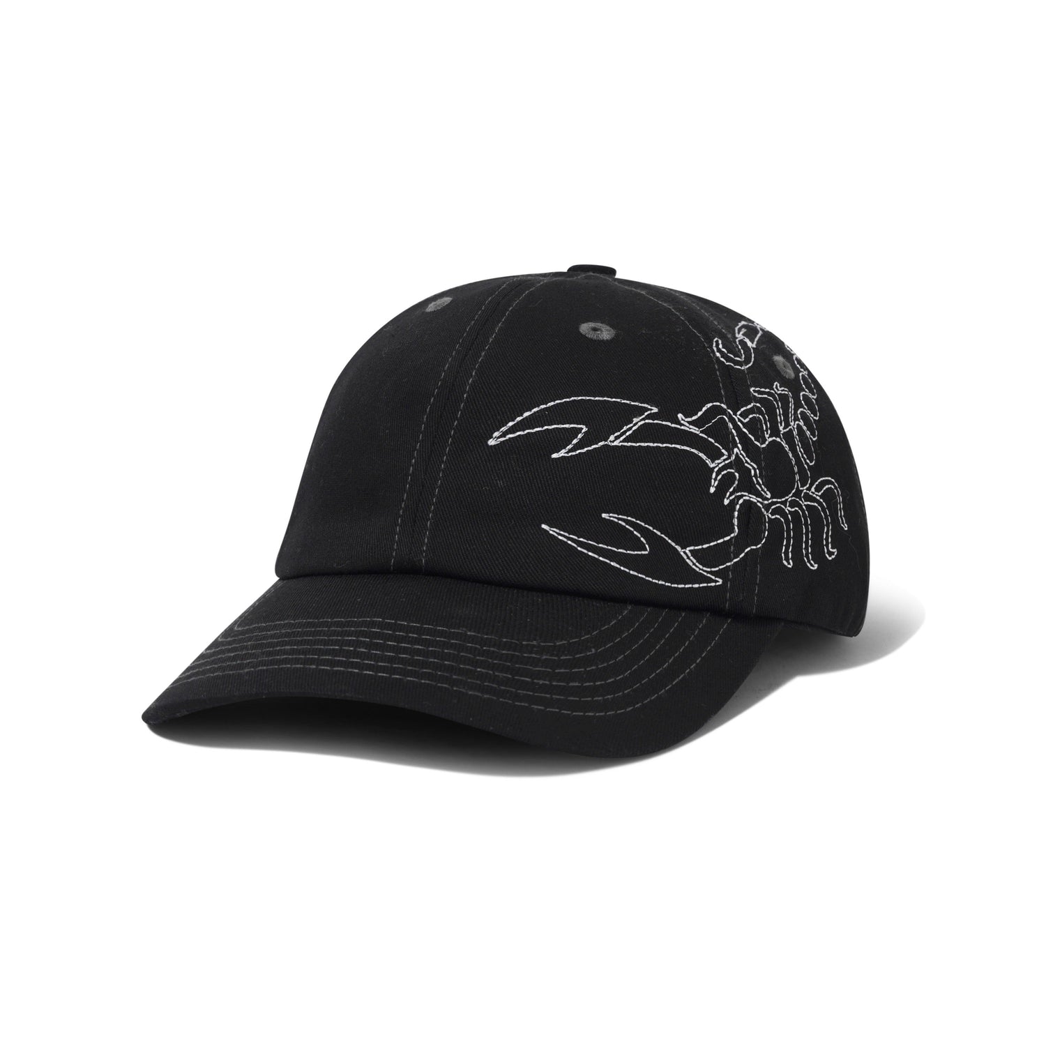 Scorpion 6 Panel Cap, Black