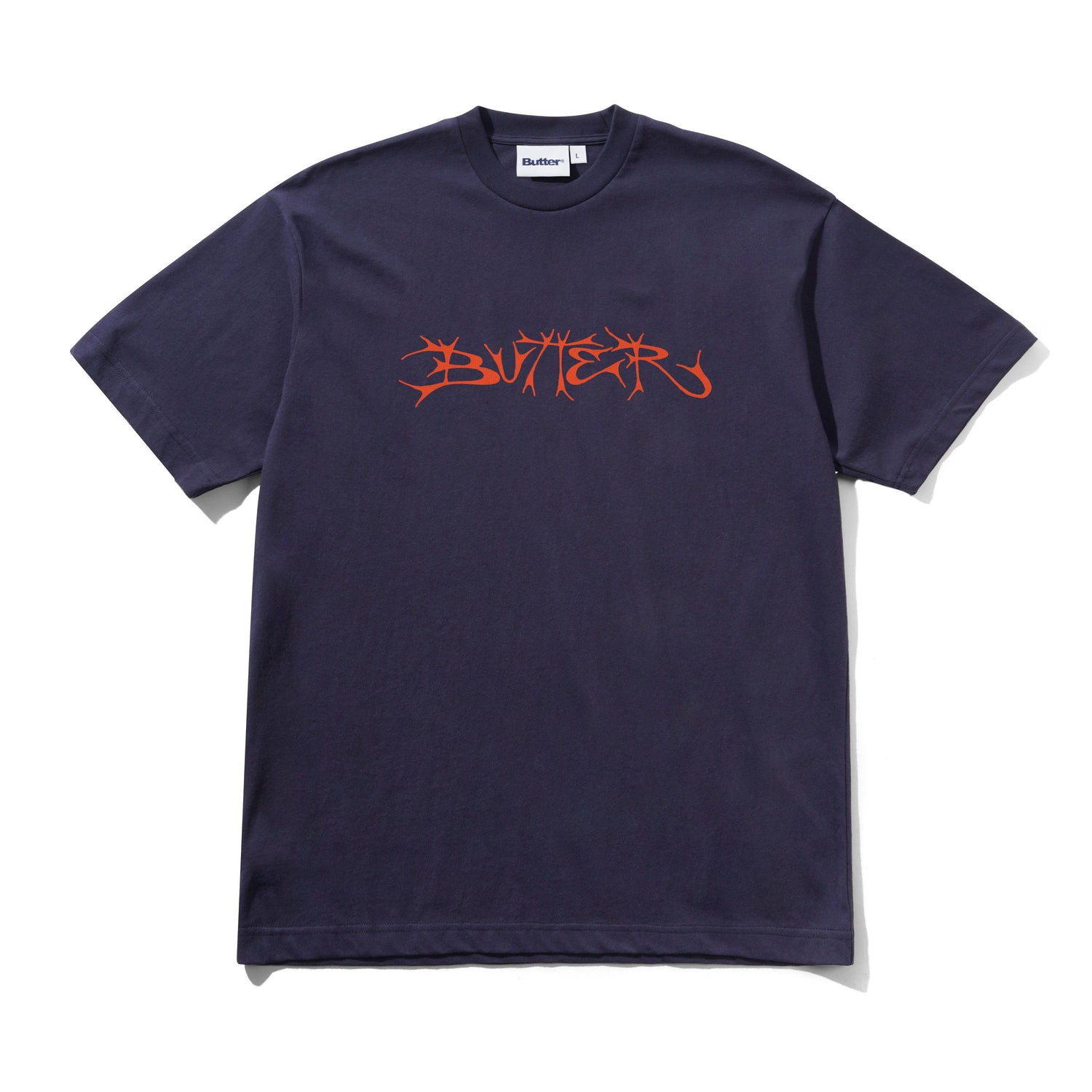 Scrawling Tee, Navy