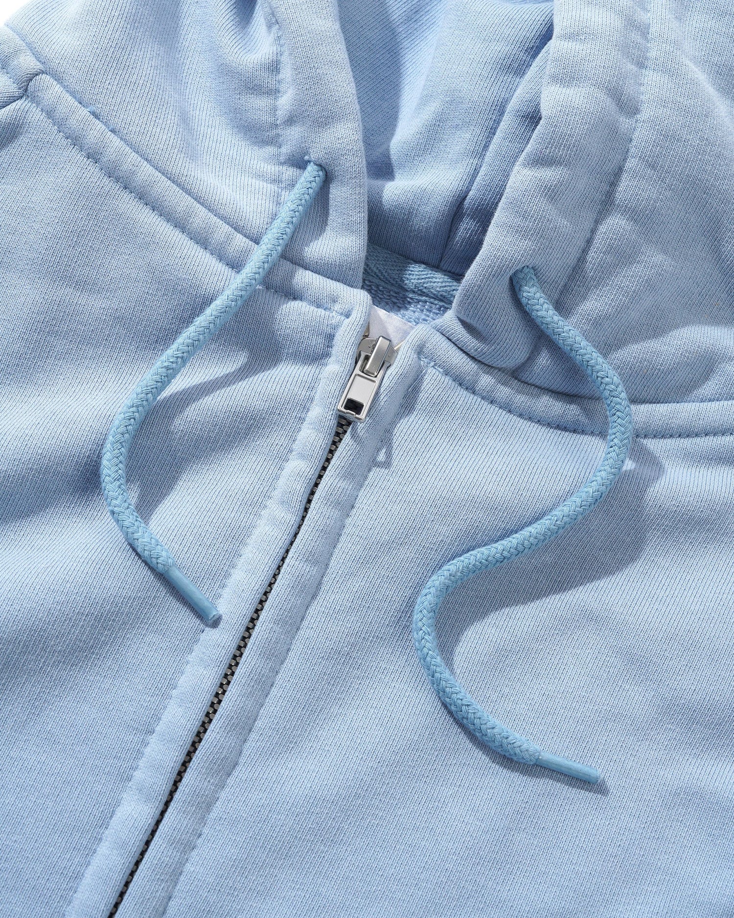 Scrawling Zip-Thru Hood, Washed Ocean