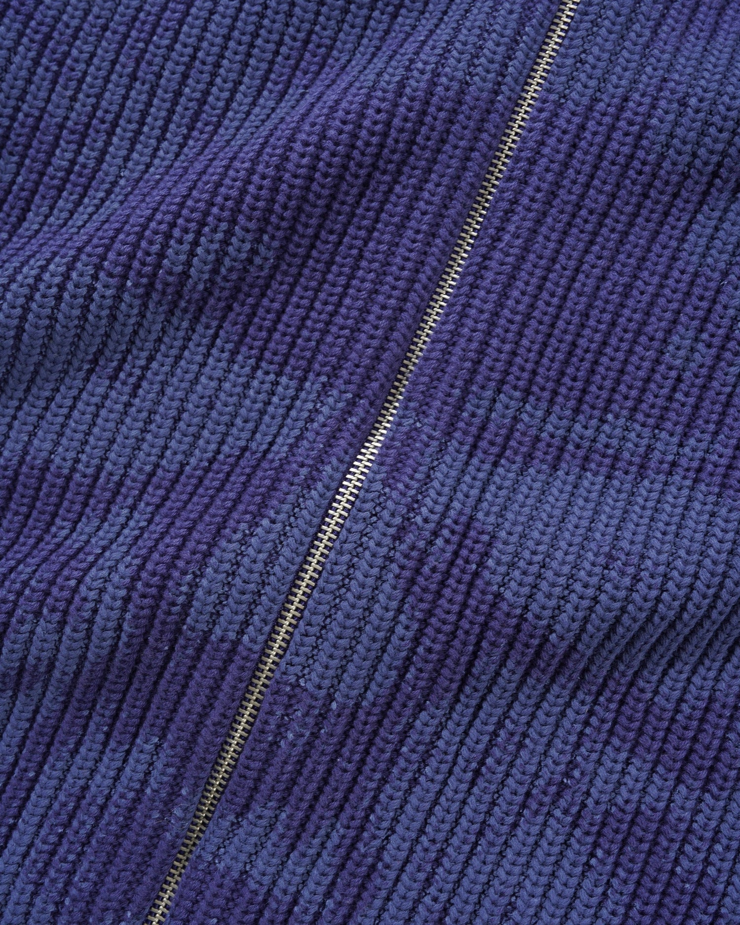 Shout Zip-Thru Knit Sweater, Dark Blue