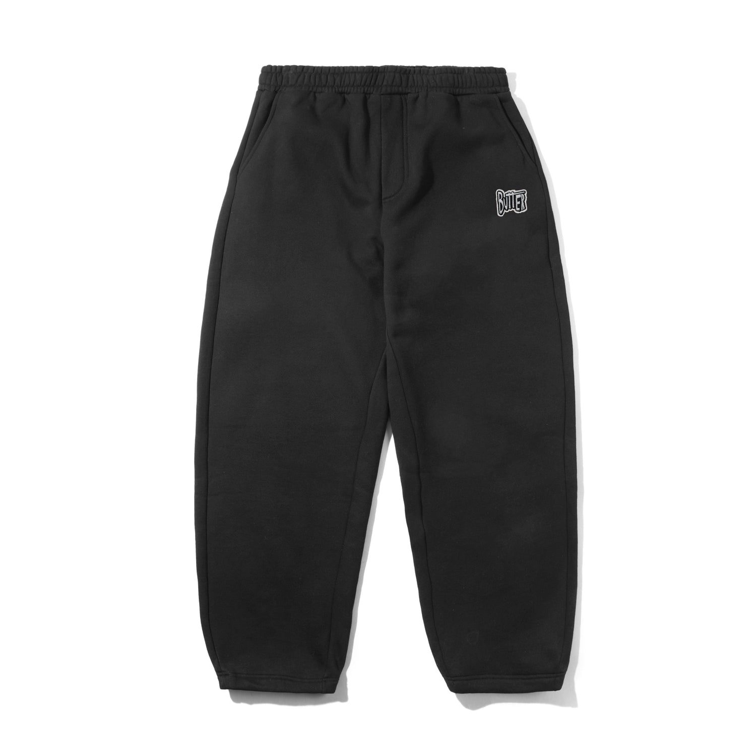 Sketch Fleece Track Pants, Black