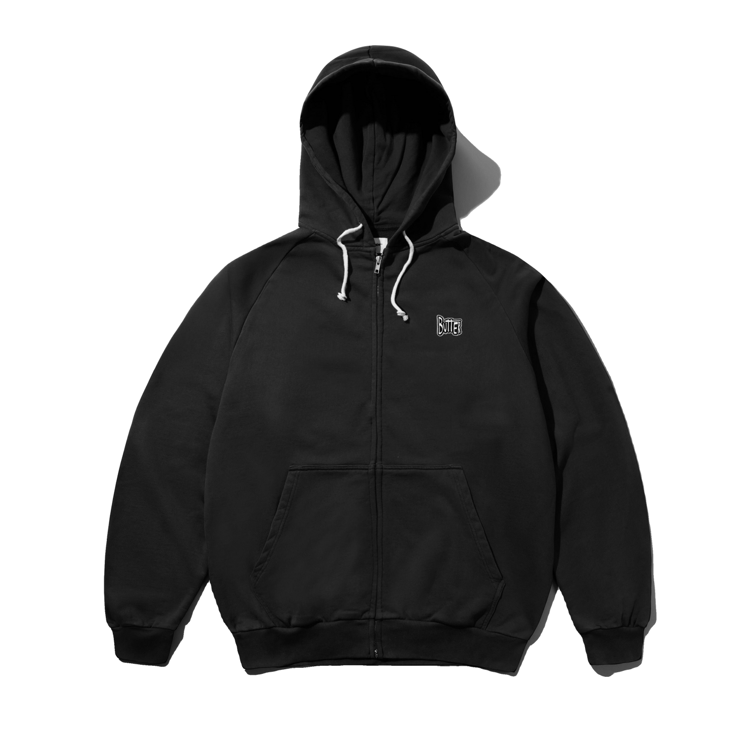Sketch Zip-Thru Hood, Black