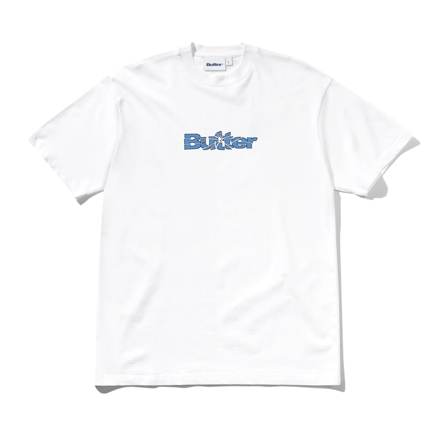 Smashed Logo Tee, White